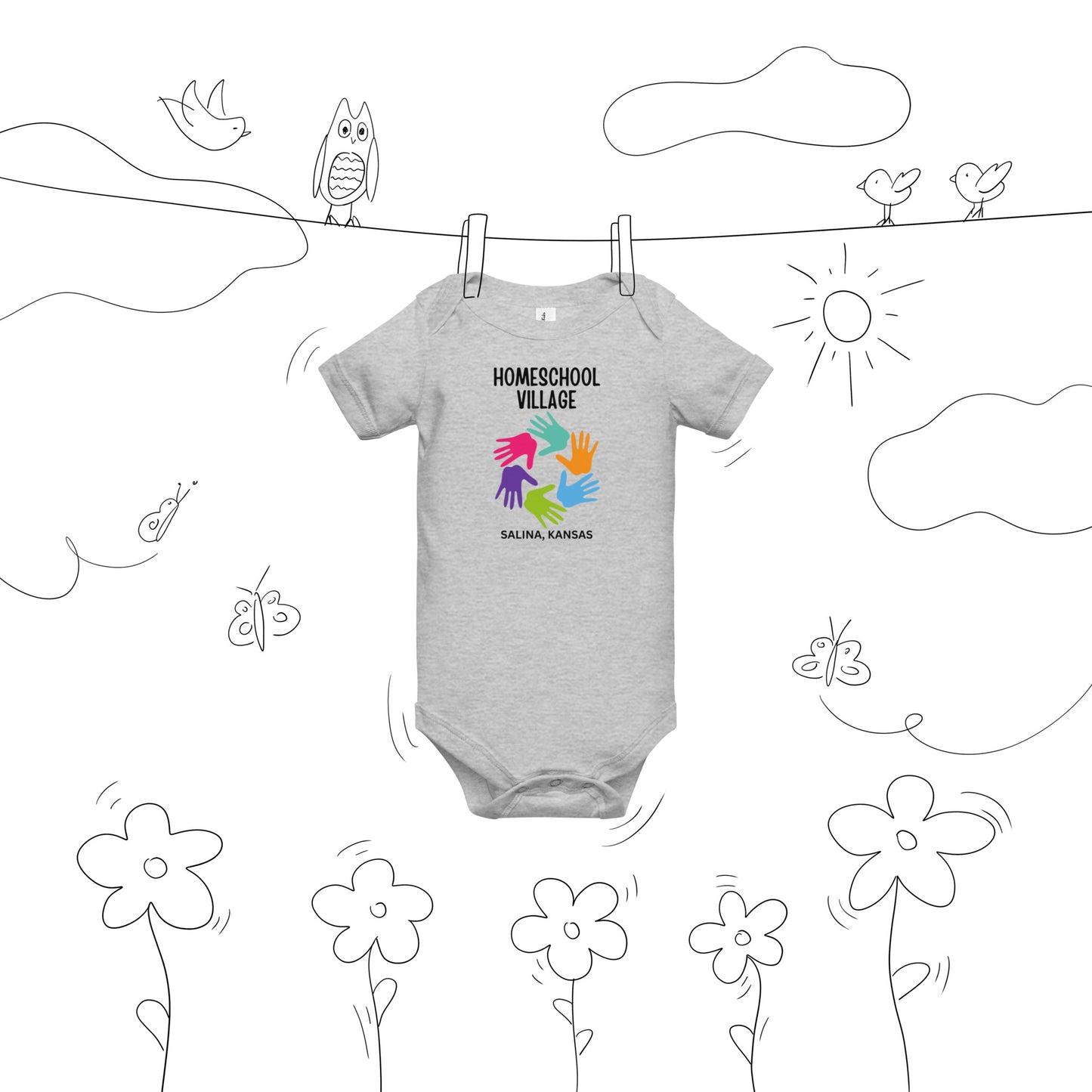 HSV No Year Baby Onesie