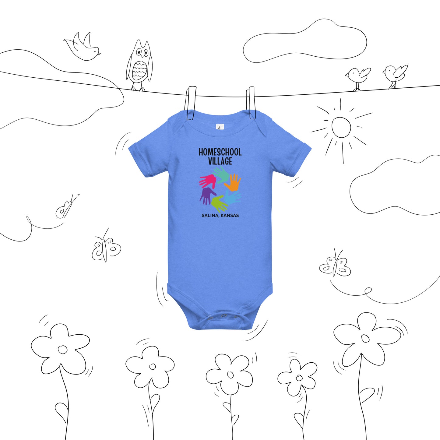 HSV No Year Baby Onesie
