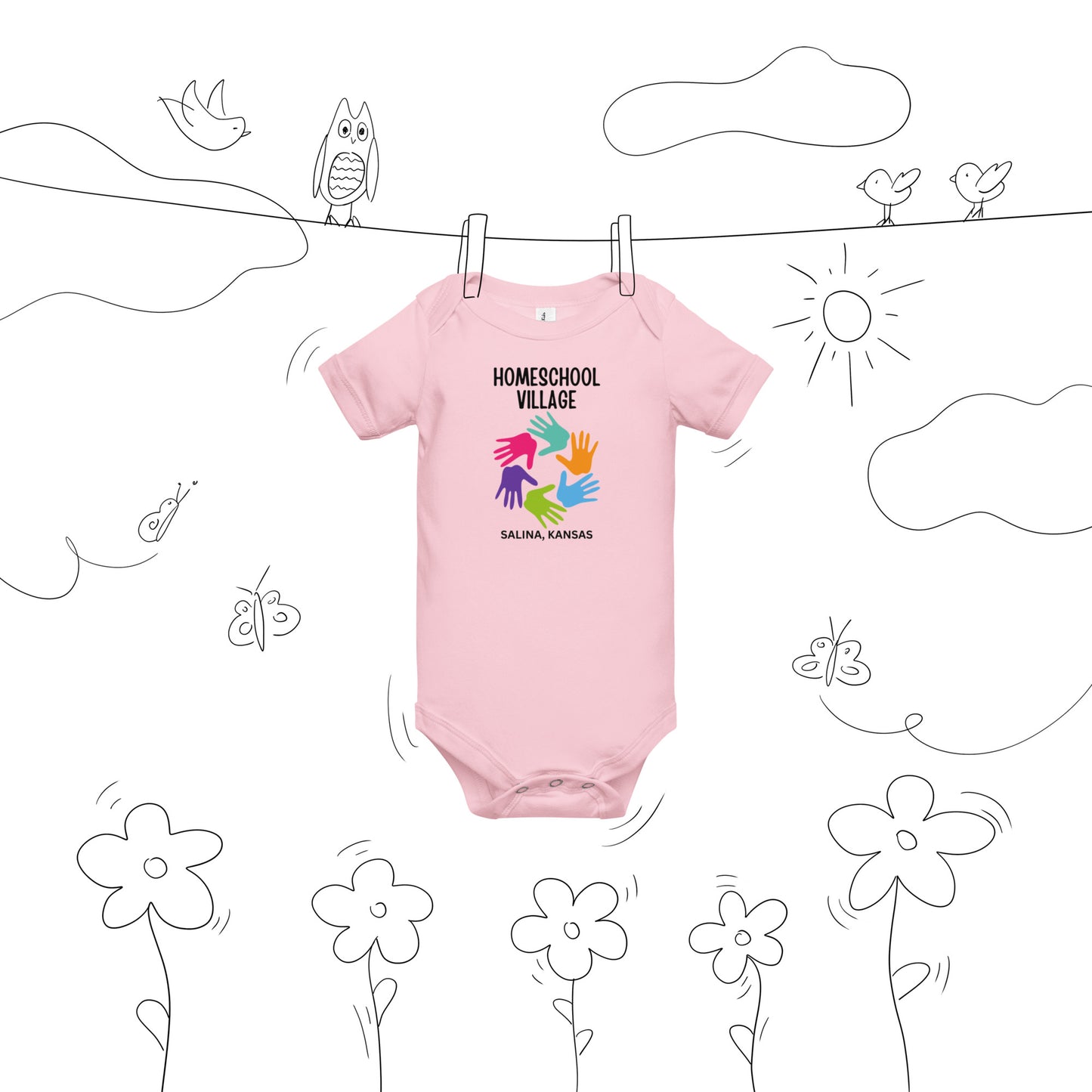 HSV No Year Baby Onesie