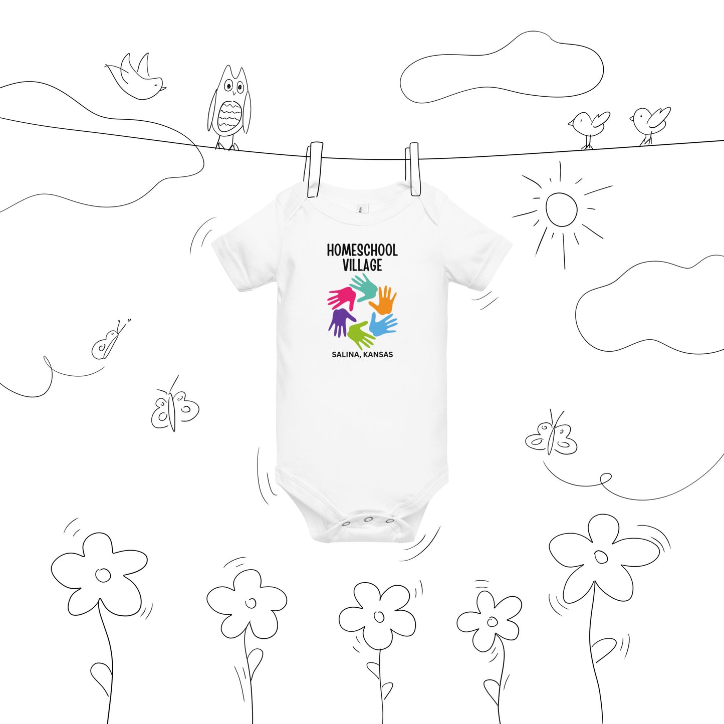 HSV No Year Baby Onesie
