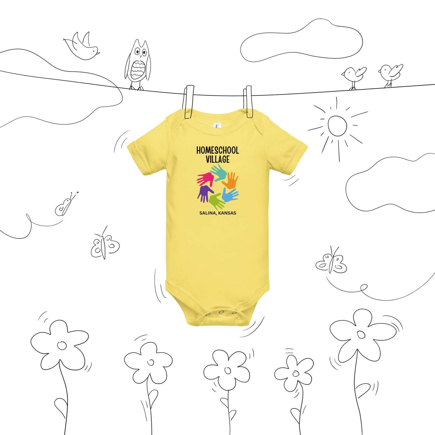 HSV No Year Baby Onesie