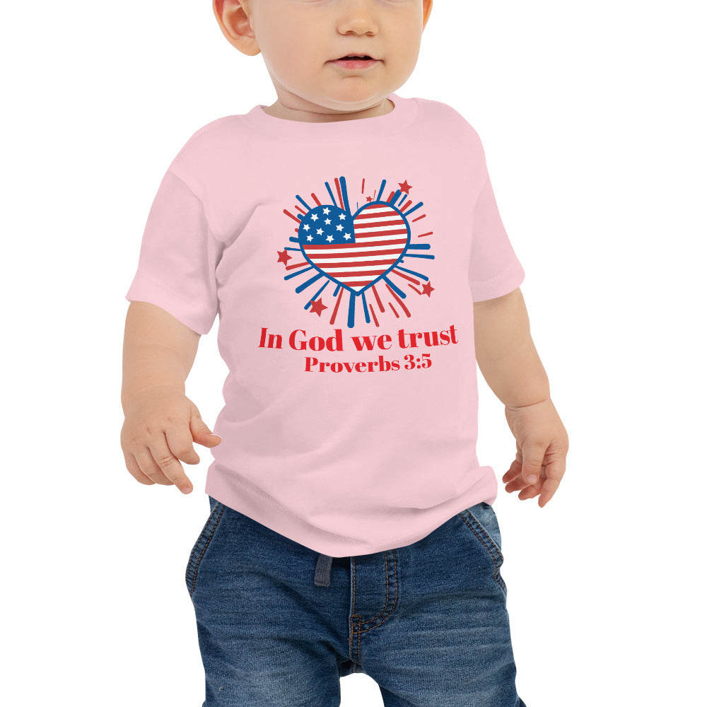 In God We Trust Baby Short Sleeve T-Shirt