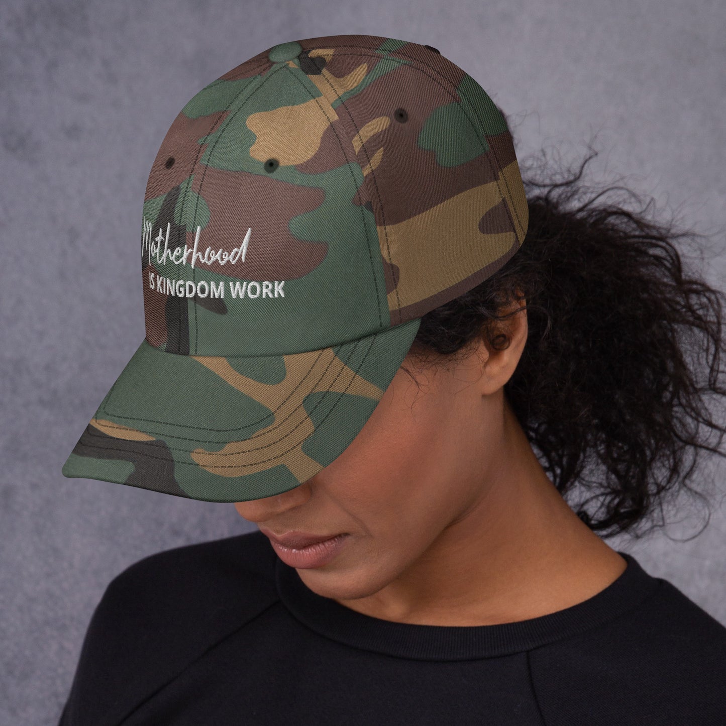 Motherhood Is Kingdom Work Hat