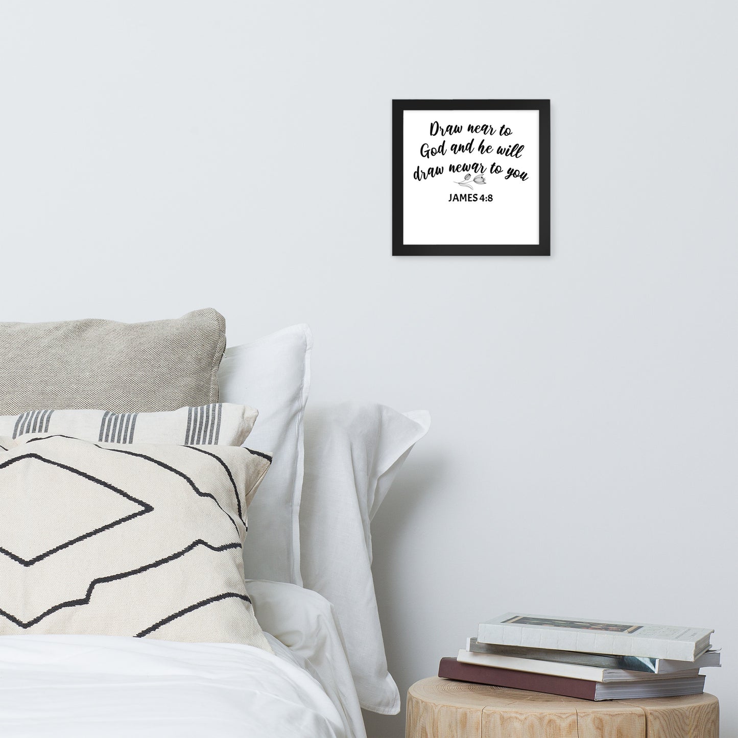 James 4:8 Framed Poster