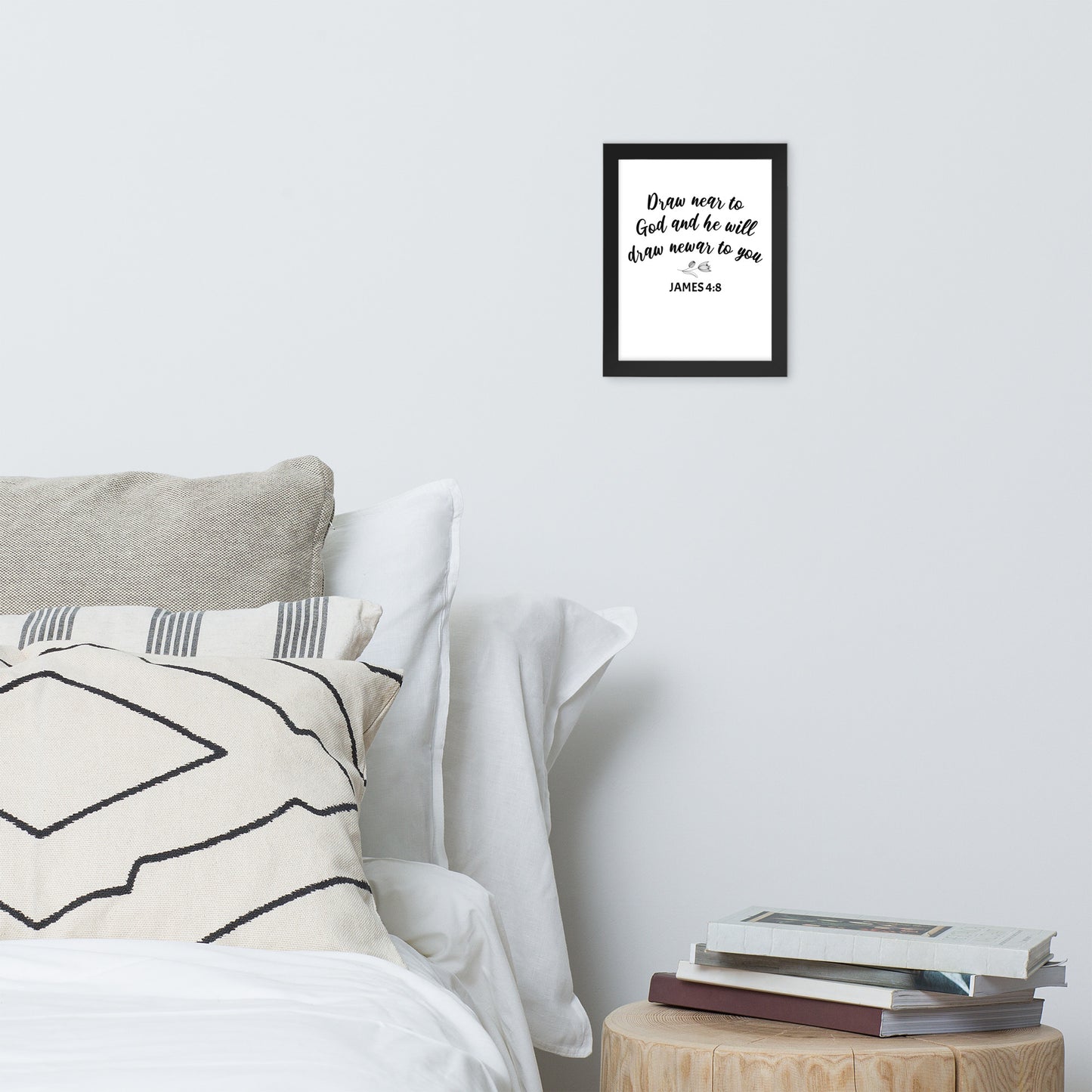 James 4:8 Framed Poster
