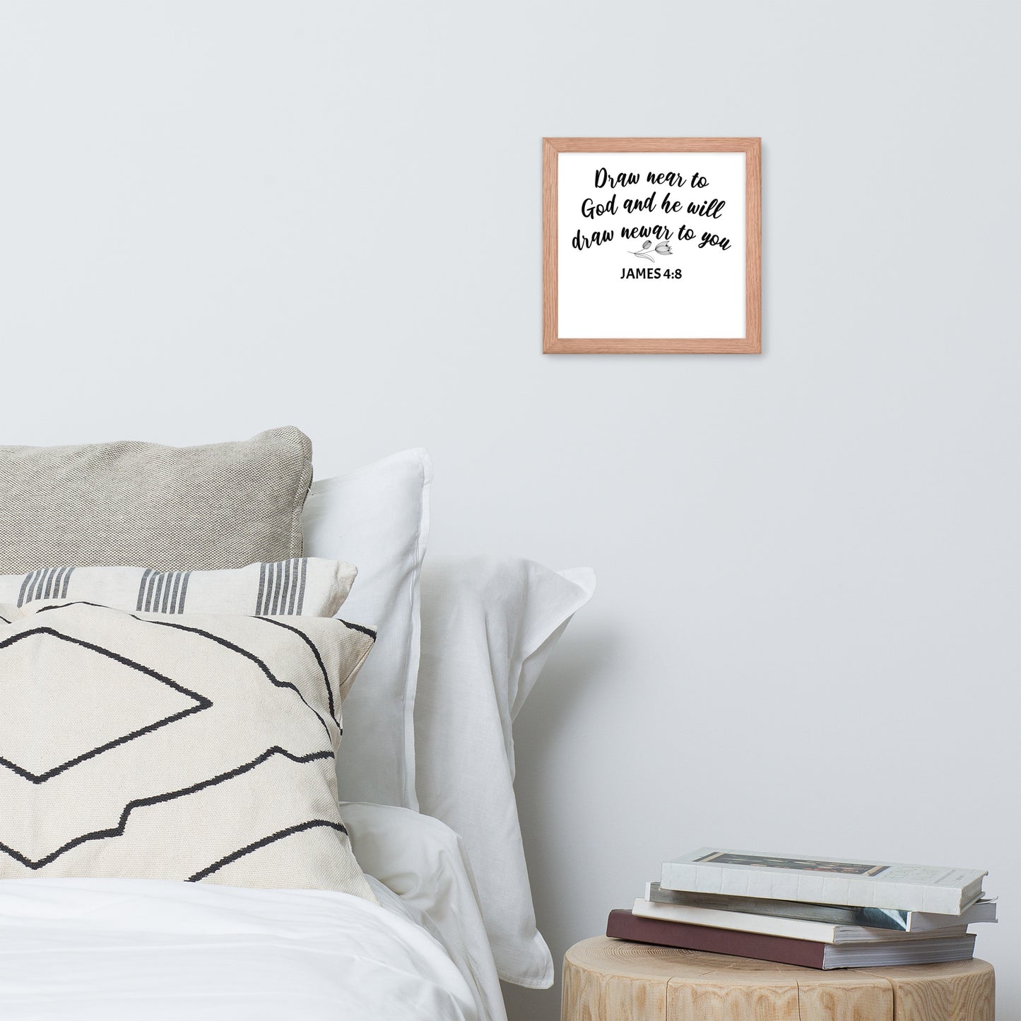 James 4:8 Framed Poster