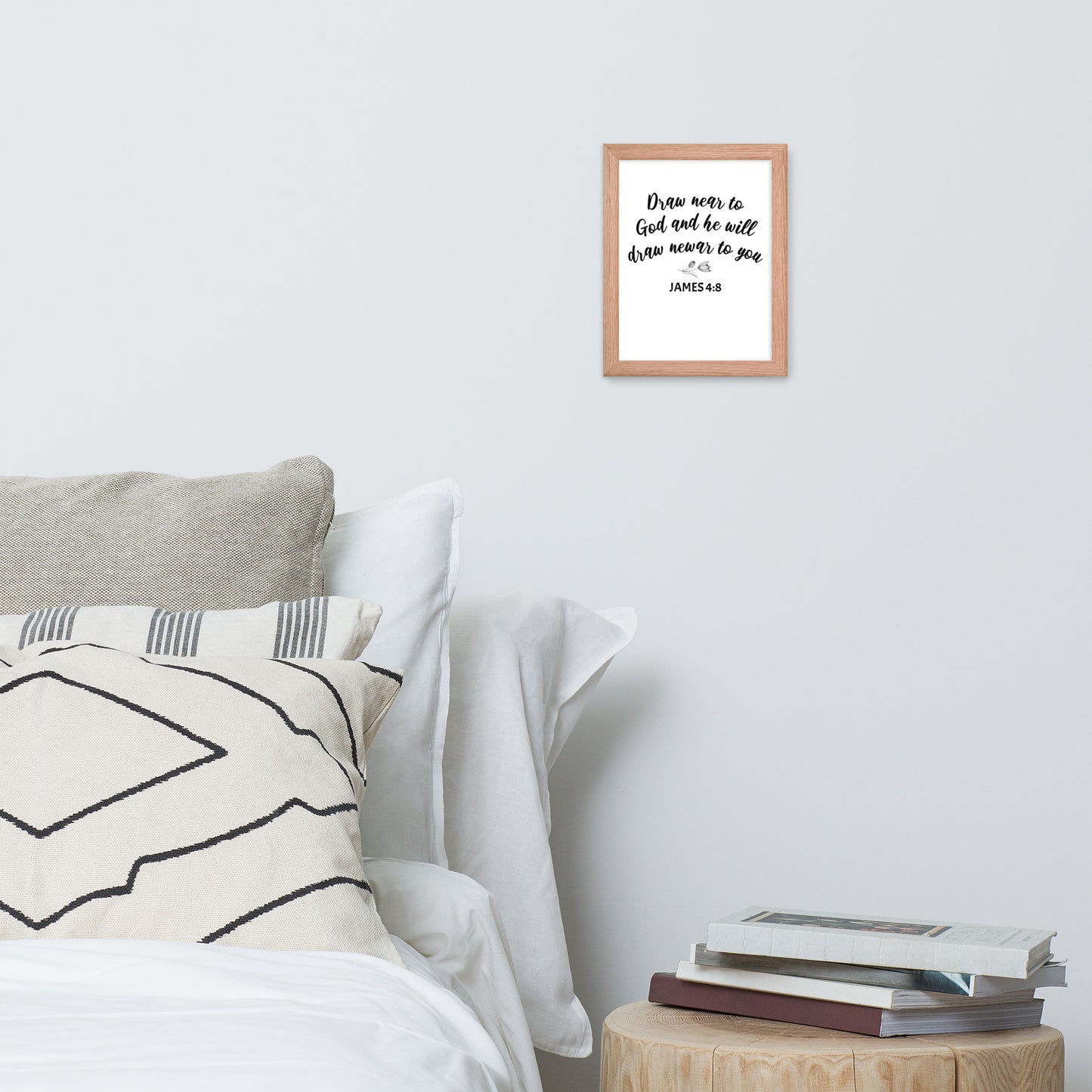 James 4:8 Framed Poster