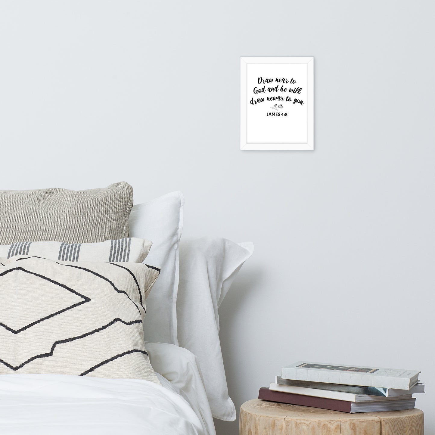 James 4:8 Framed Poster