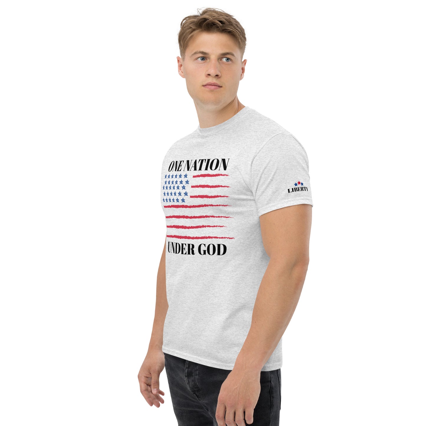 Flag One Nation Men's Short Sleeve T-Shirt