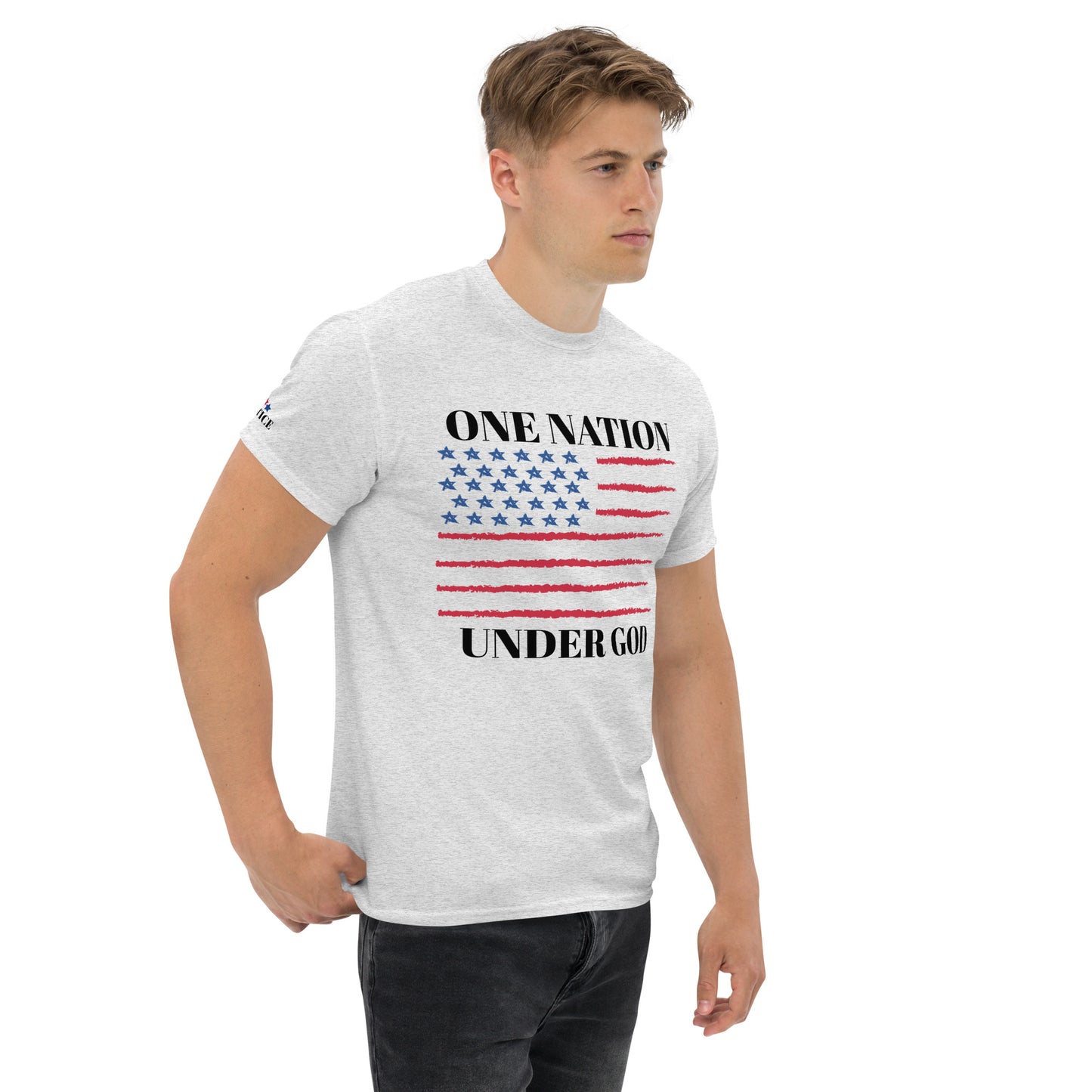Flag One Nation Men's Short Sleeve T-Shirt