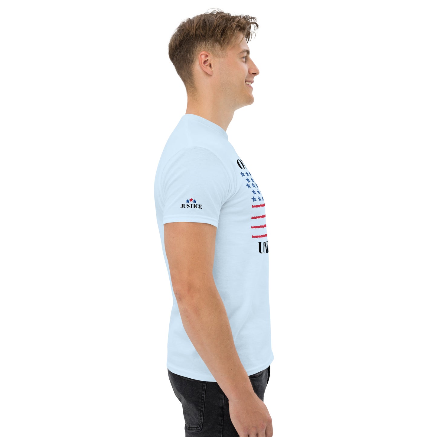 Flag One Nation Men's Short Sleeve T-Shirt