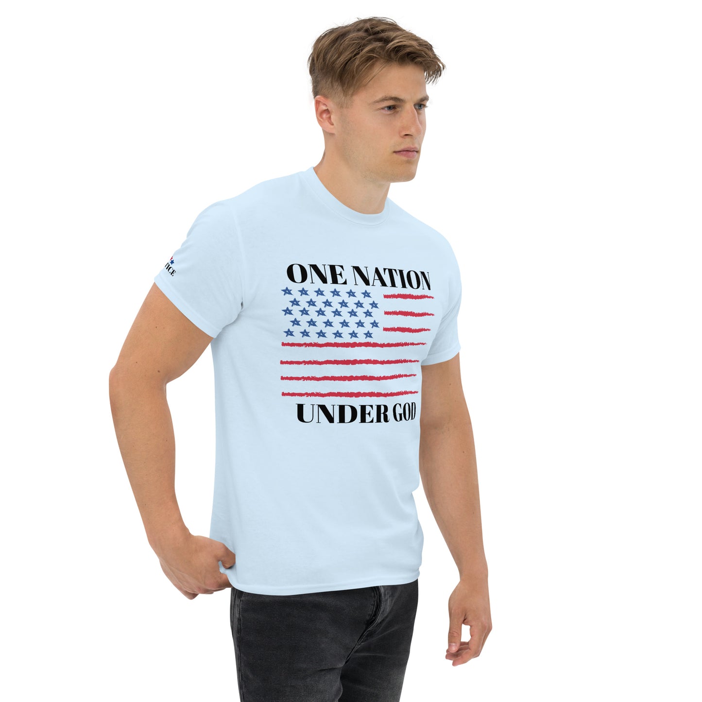 Flag One Nation Men's Short Sleeve T-Shirt