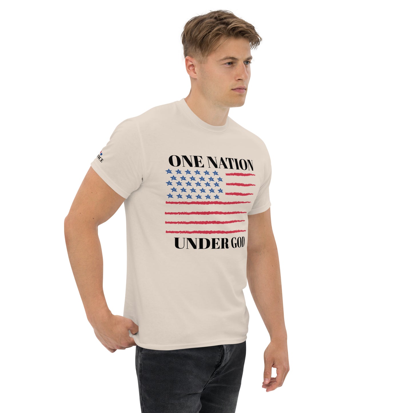 Flag One Nation Men's Short Sleeve T-Shirt