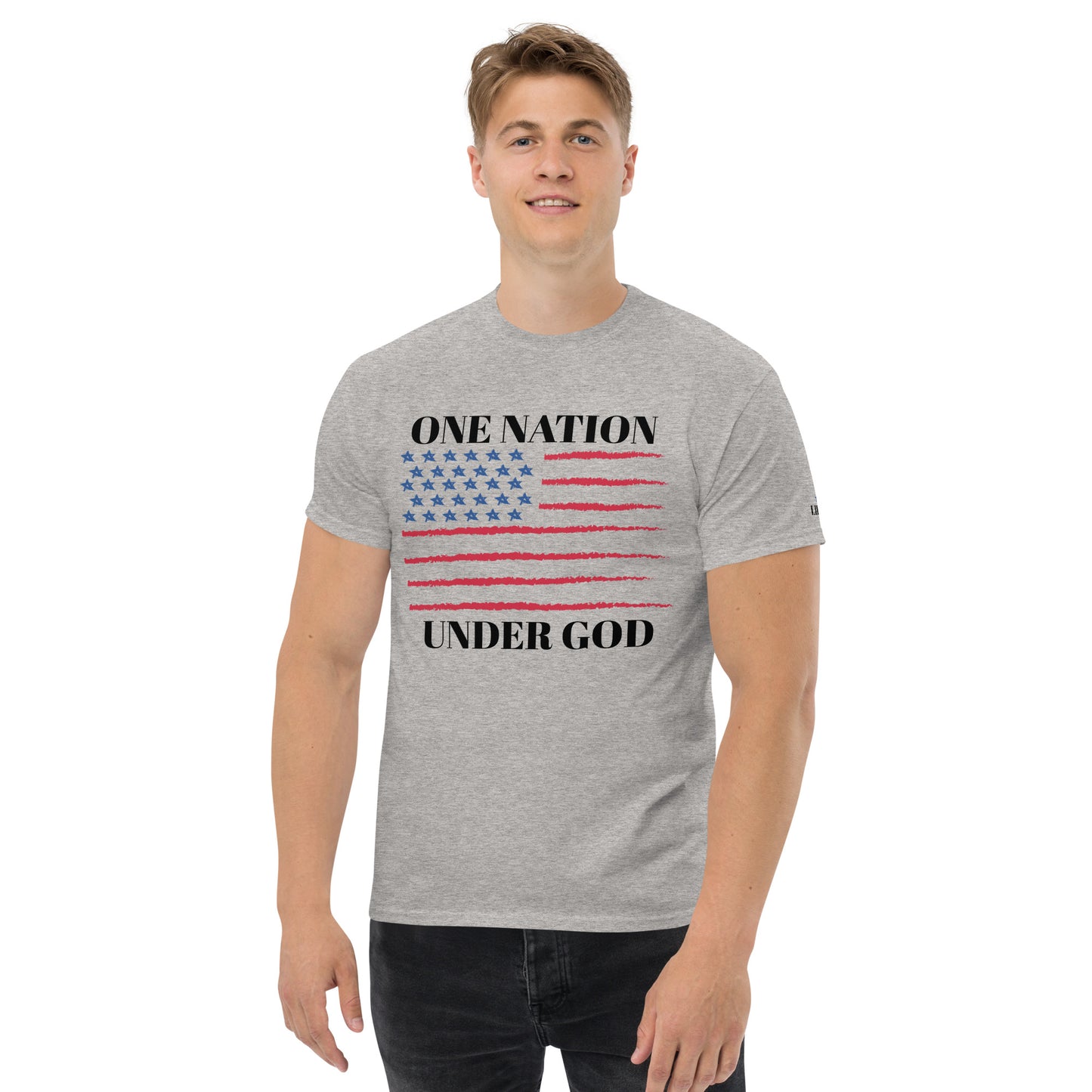 Flag One Nation Men's Short Sleeve T-Shirt
