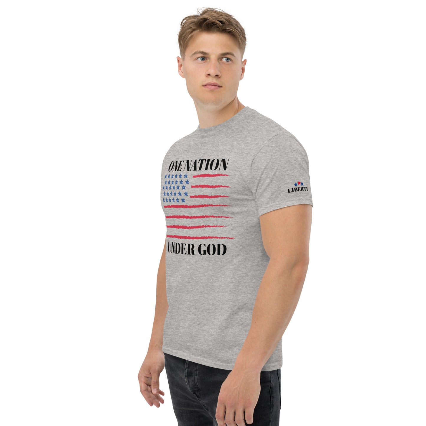 Flag One Nation Men's Short Sleeve T-Shirt