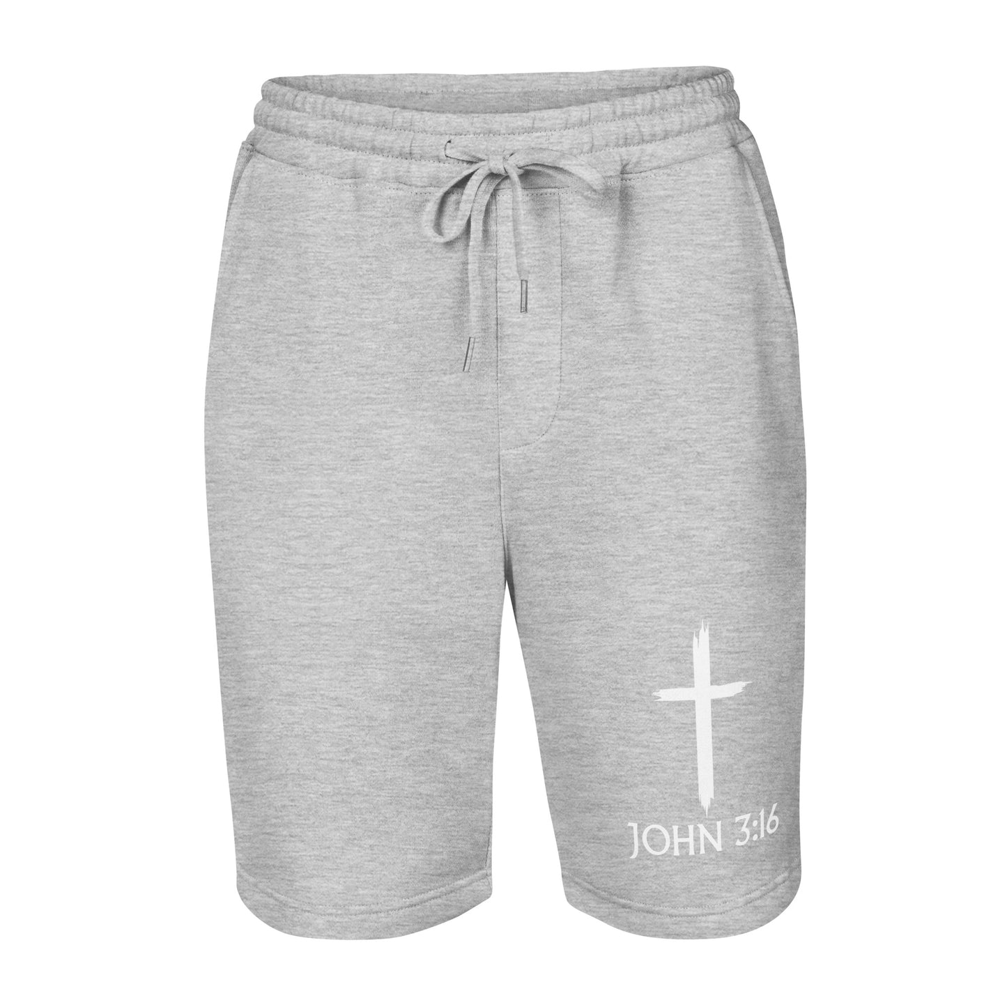 John 3:16 Men's Fleece Shorts