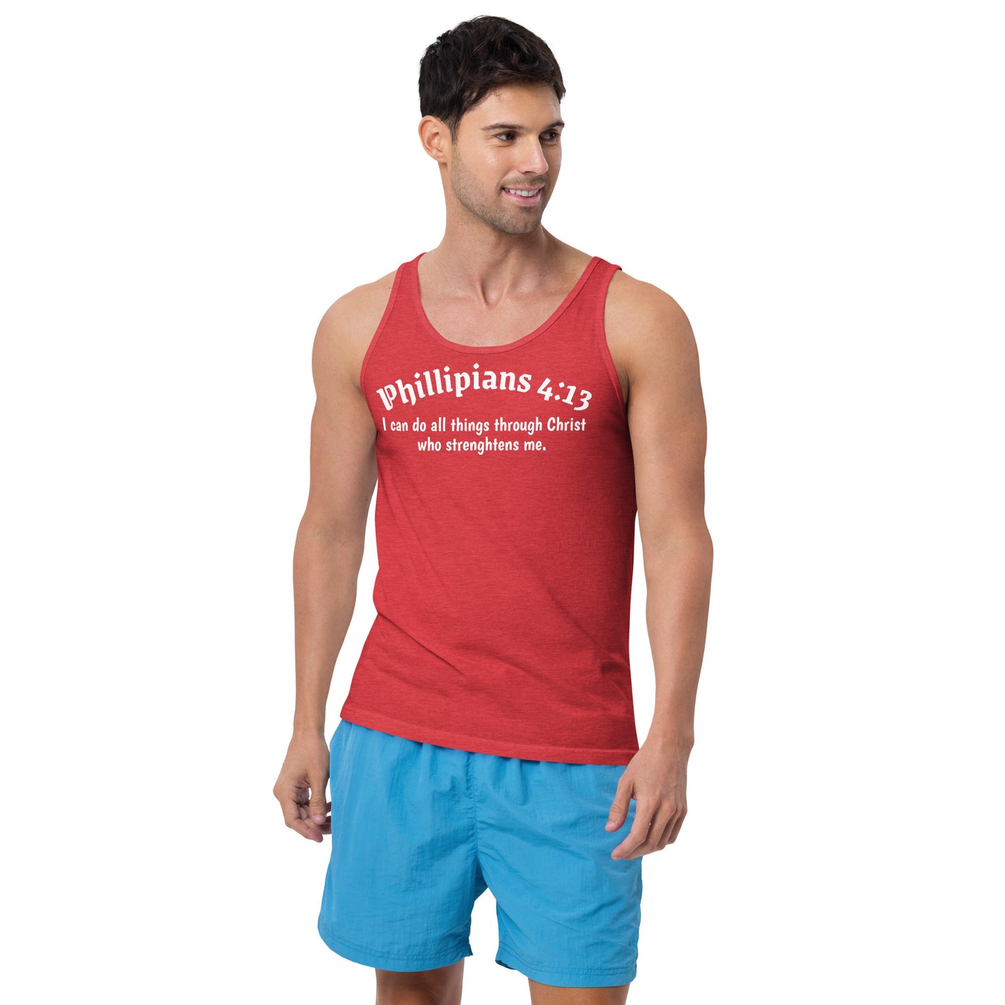 Phillipians 4:13 Men's Muscle Tank