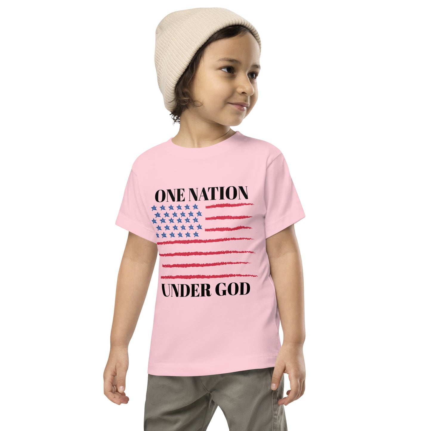 Flag One Nation Toddler Short Sleeve T-Shirt