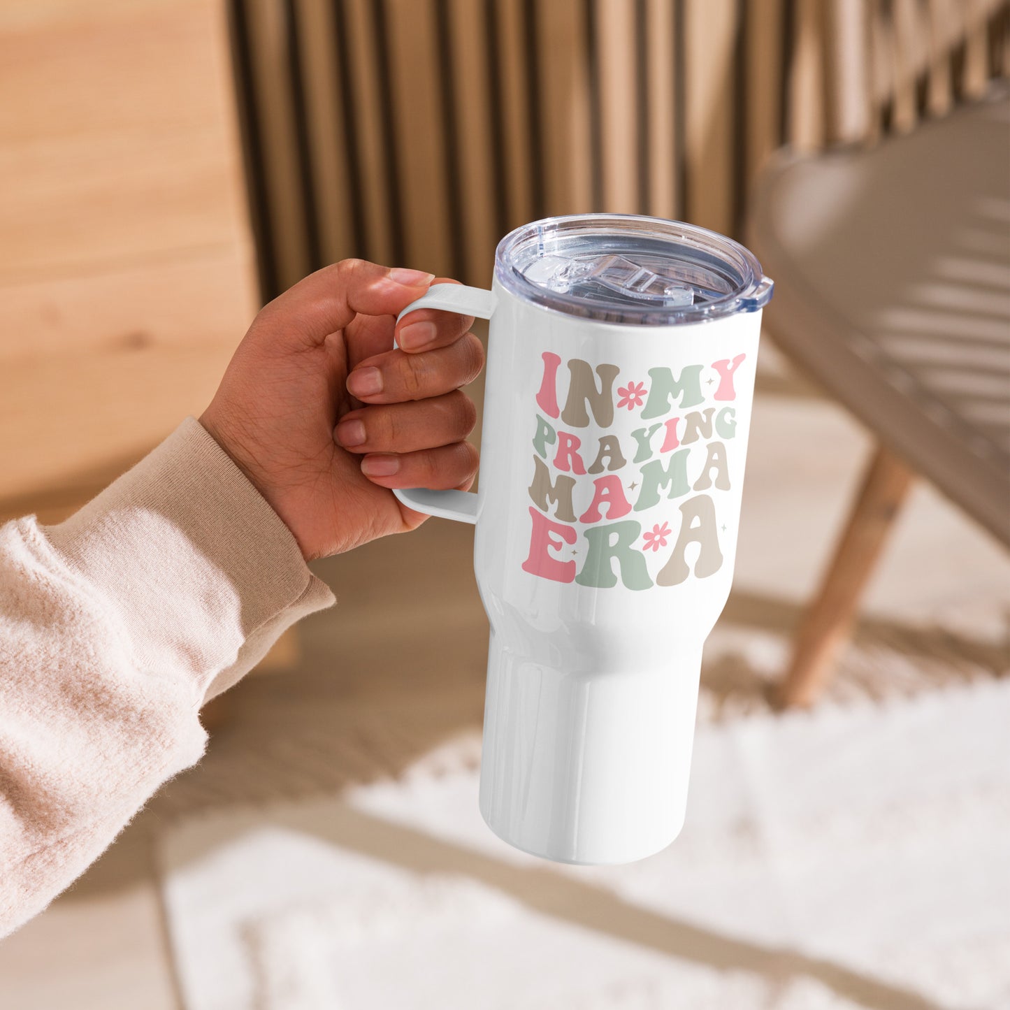 Praying Mama Era Tumbler With Handle