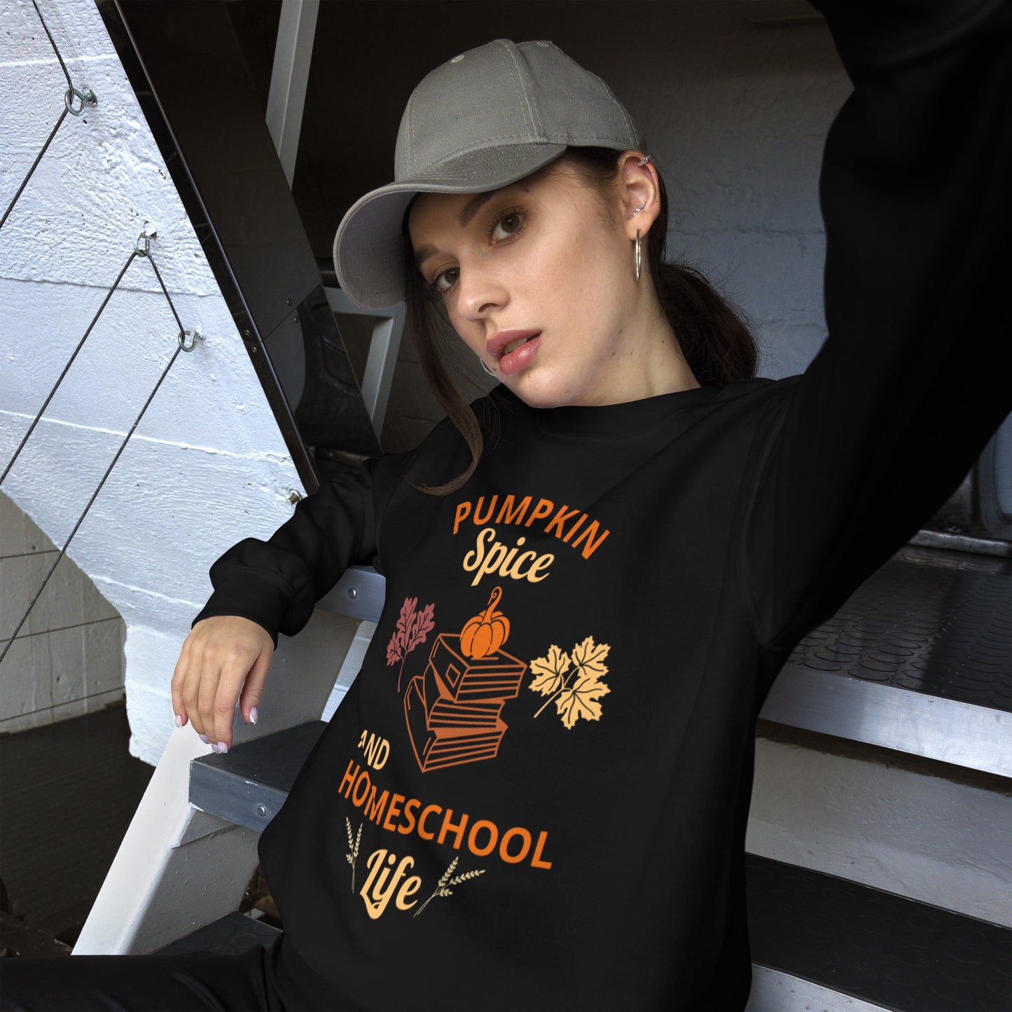Pumpkin Spice Homeschool Women's Sweatshirt
