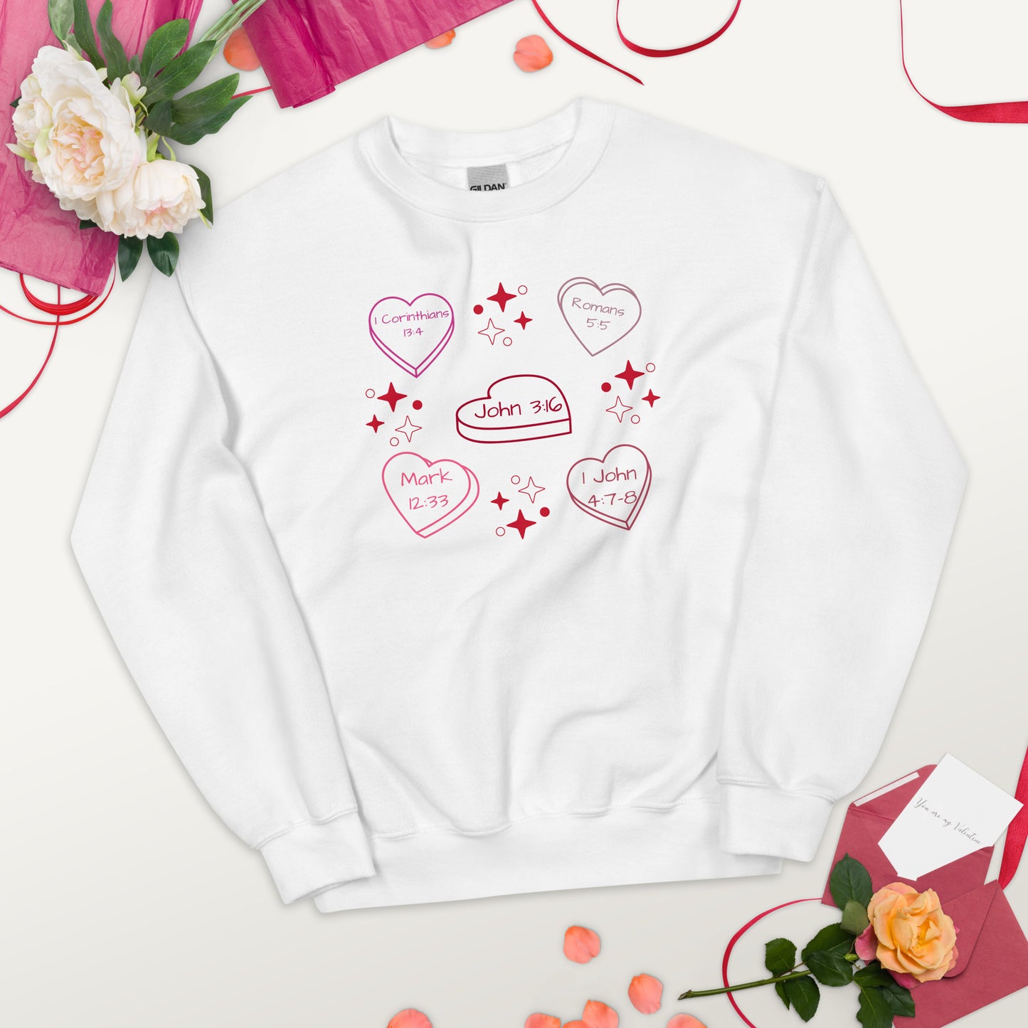 Candy Hearts Women's Sweatshirt