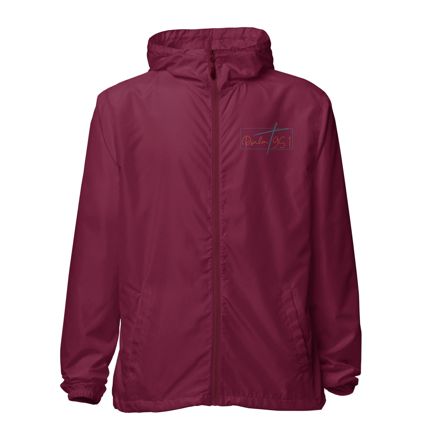 Psalm 95:1 Lightweight Windbreaker Jacket
