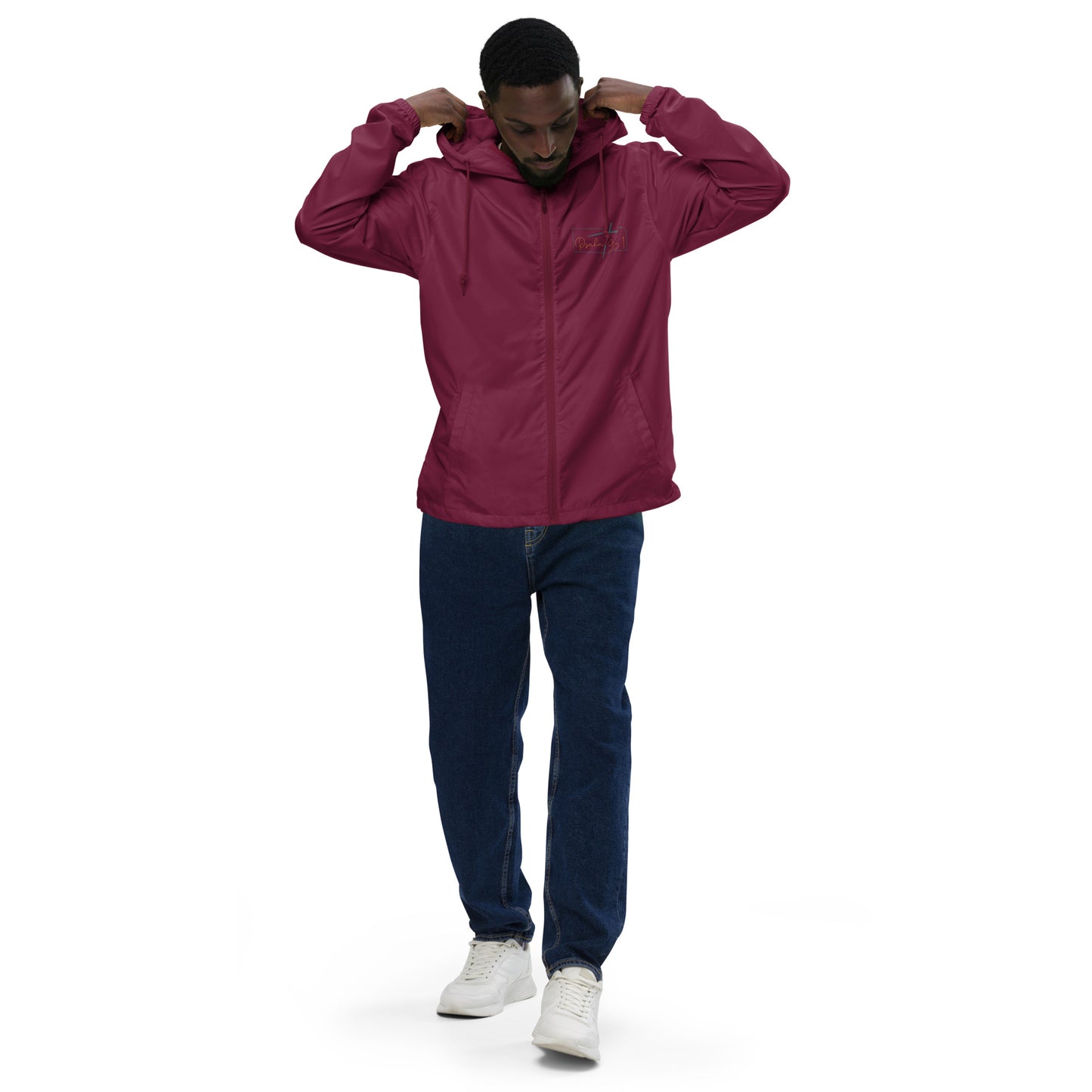 Psalm 95:1 Lightweight Windbreaker Jacket