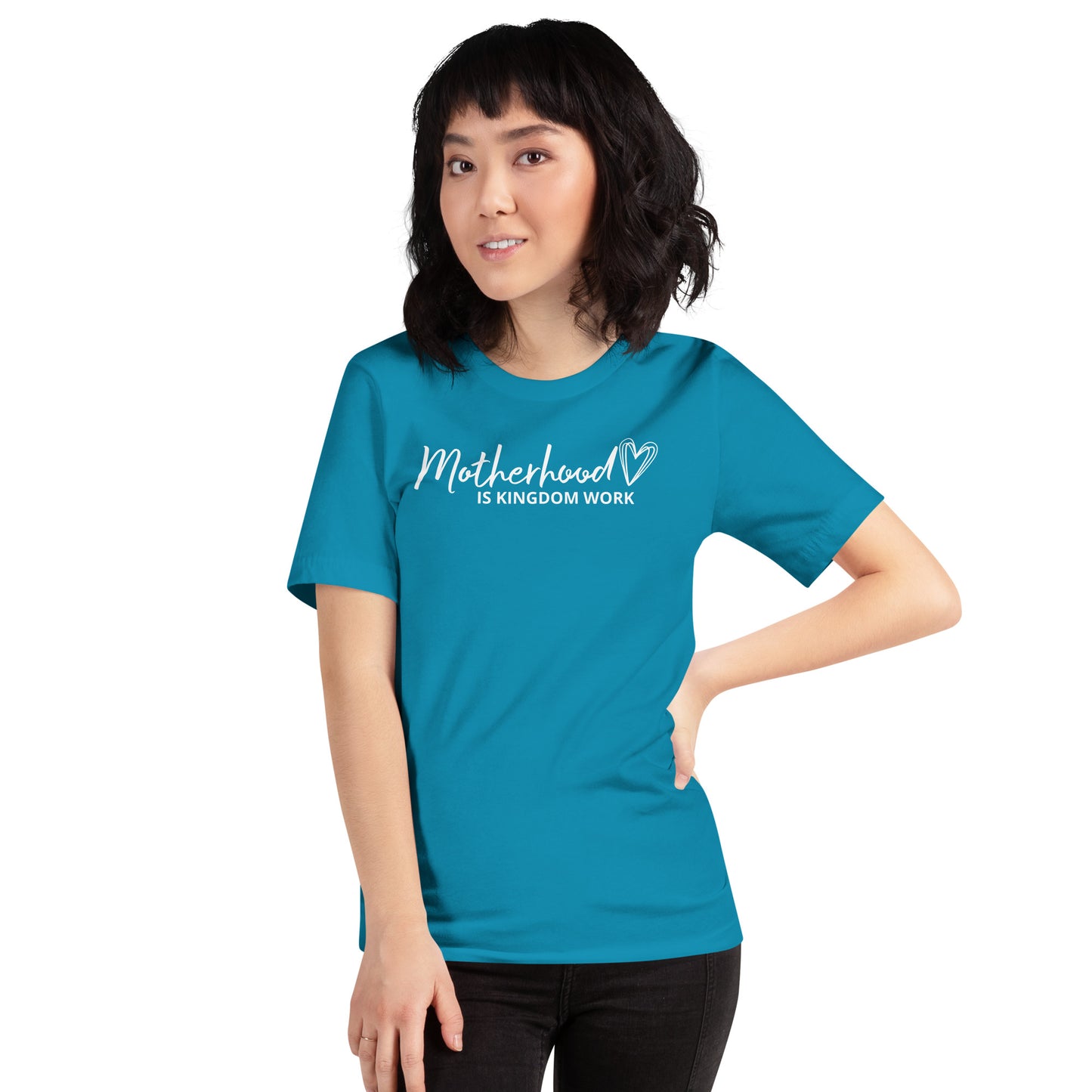 Motherhood Is Kingdom Work Short Sleeve T-Shirt