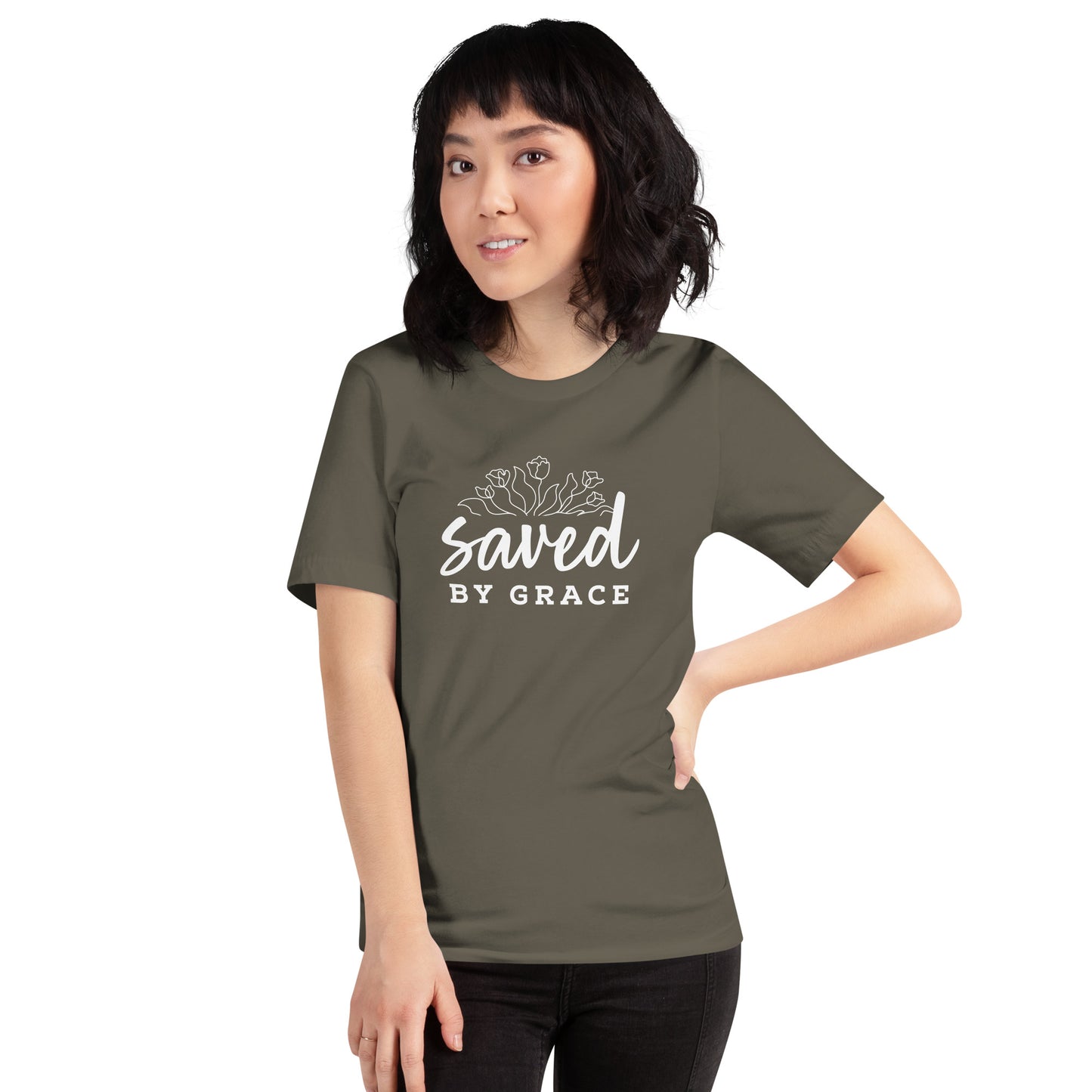Saved By Grace Women's Short Sleeve T-Shirt