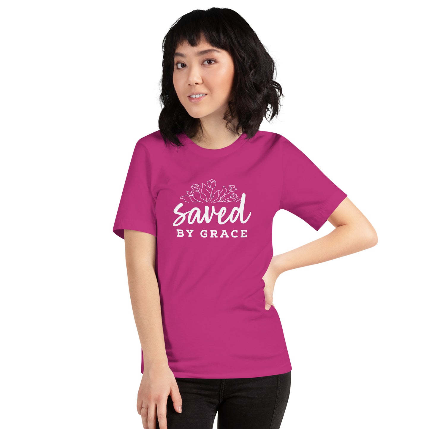 Saved By Grace Women's Short Sleeve T-Shirt
