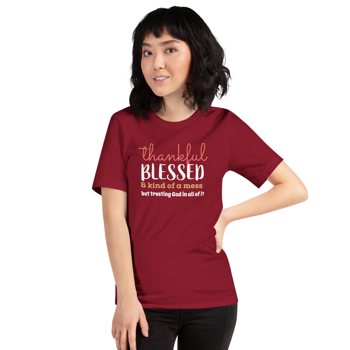 Thankful Short Sleeve Women's T-Shirt