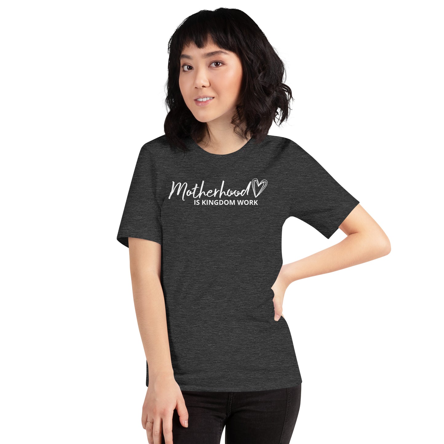 Motherhood Is Kingdom Work Short Sleeve T-Shirt