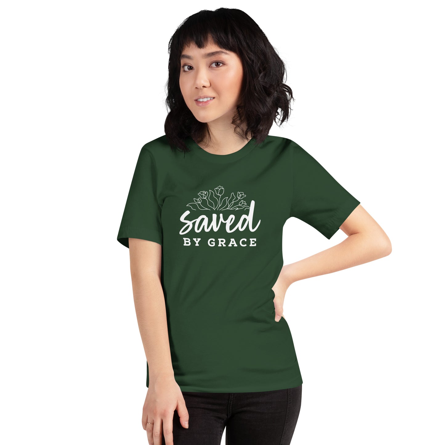 Saved By Grace Women's Short Sleeve T-Shirt