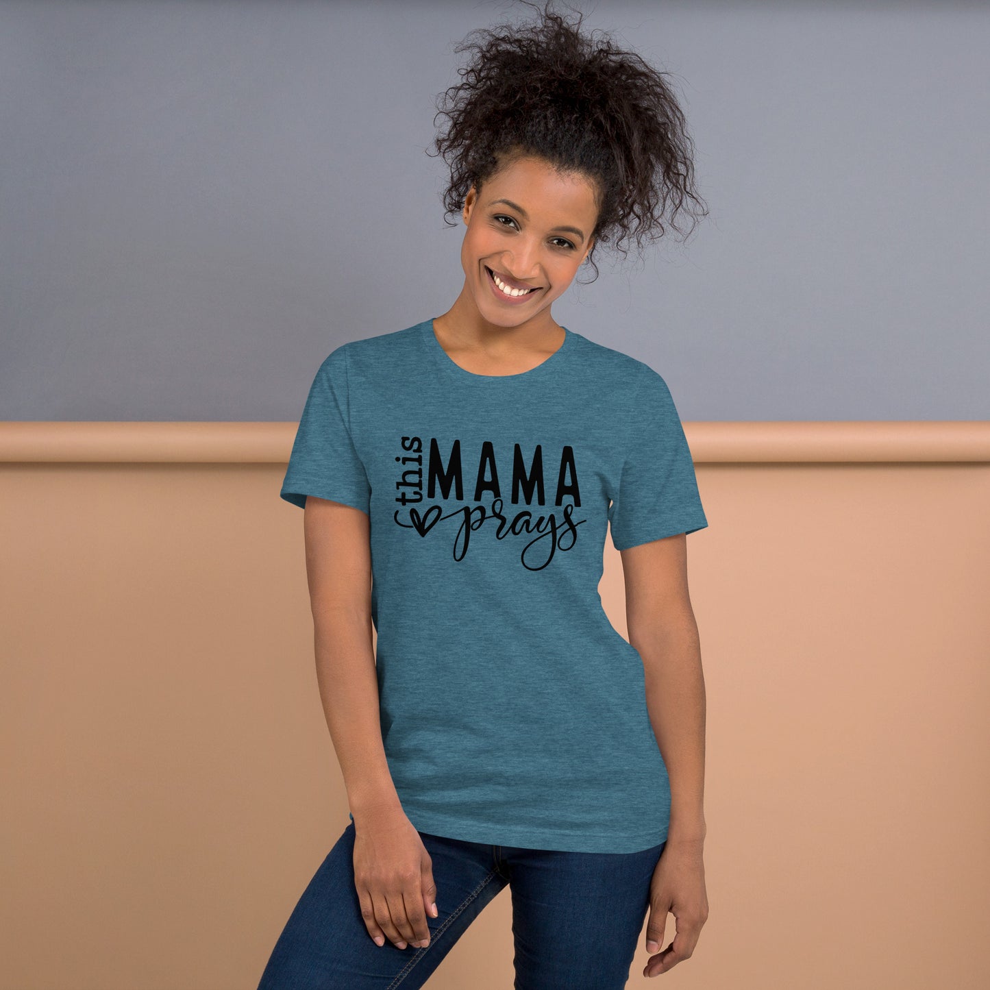 This Mama Prays Short Sleeve T-Shirt