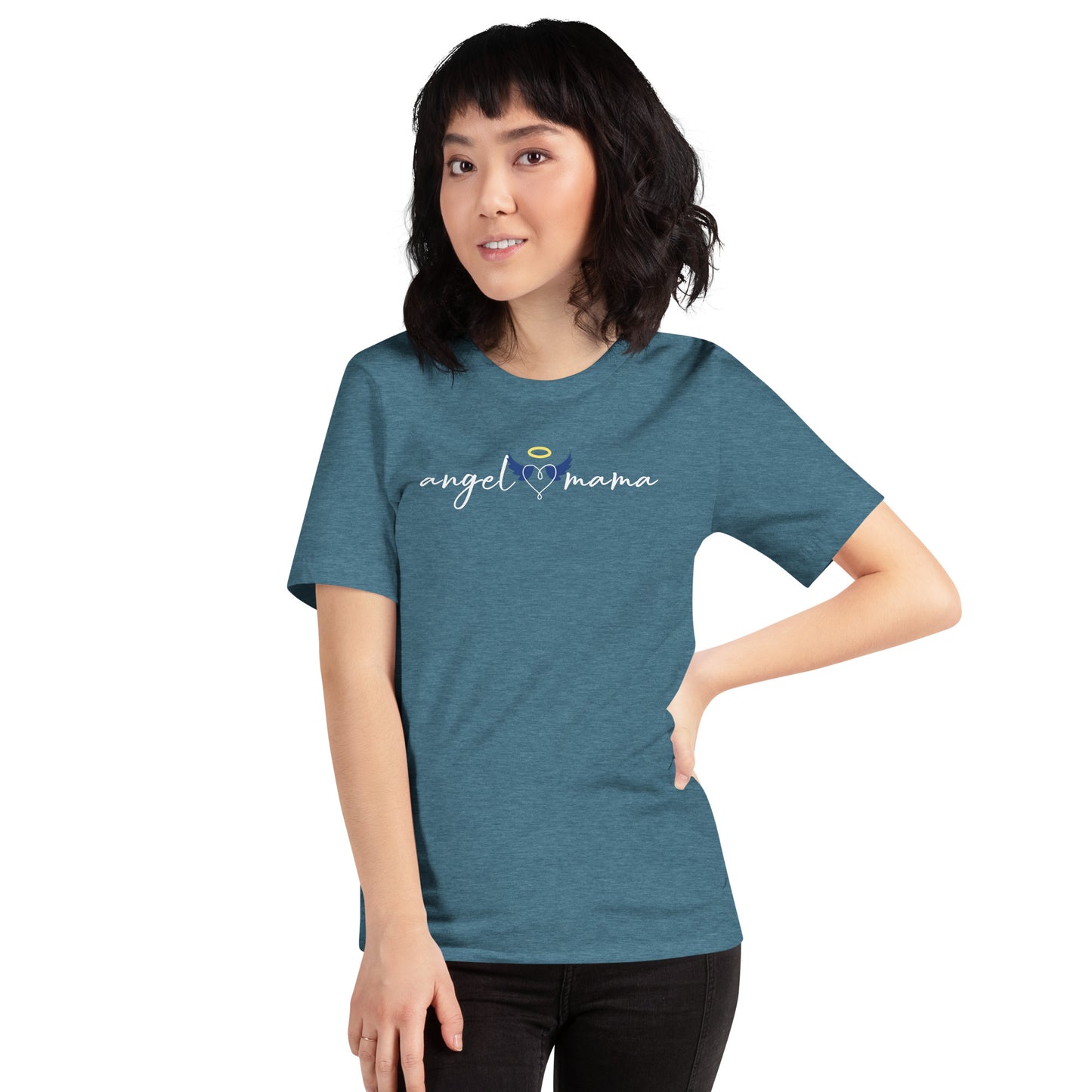 Angel Mama Wings Women's Short Sleeve T-Shirt