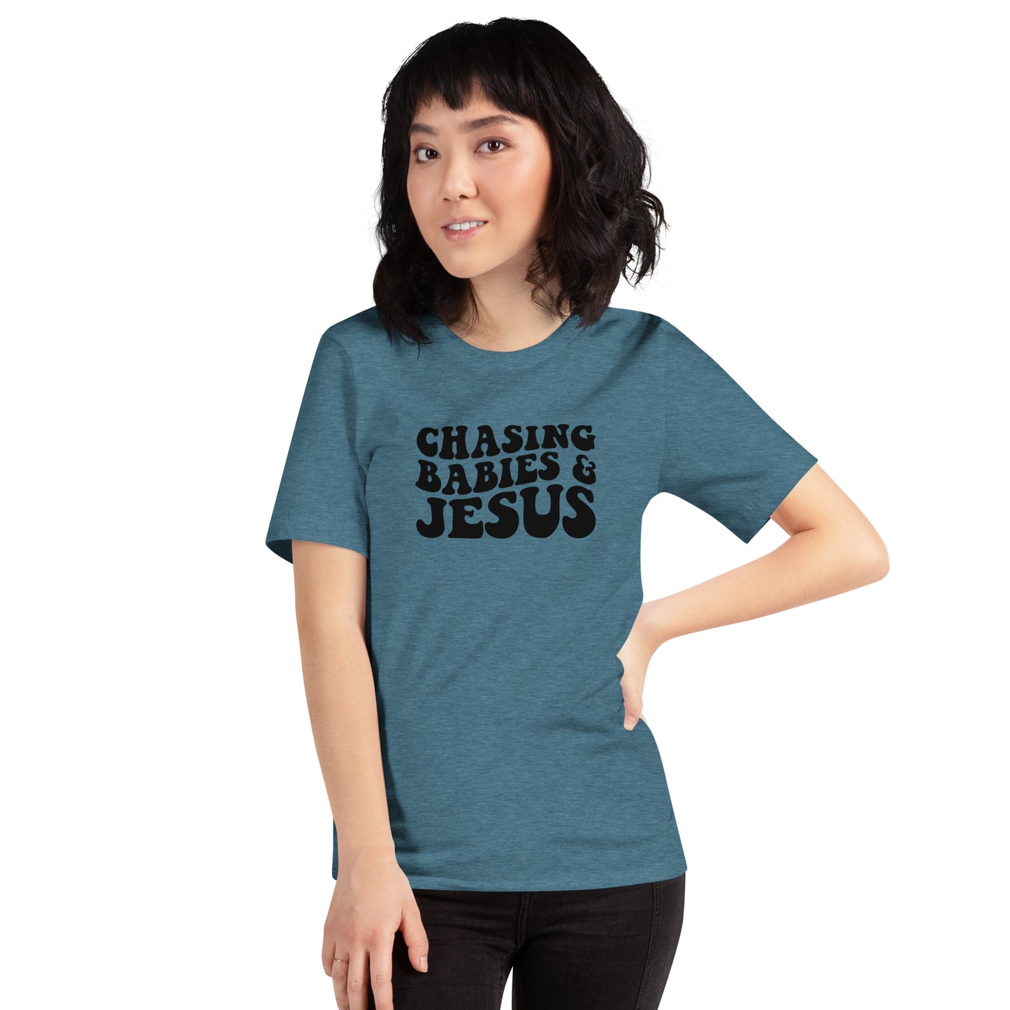 Chasing Babies & Jesus Short Sleeve T-Shirt