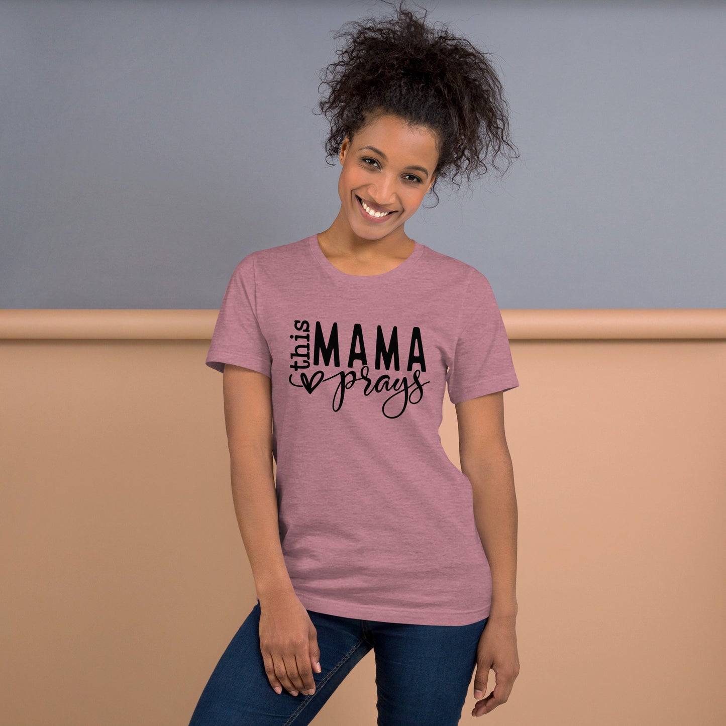 This Mama Prays Short Sleeve T-Shirt