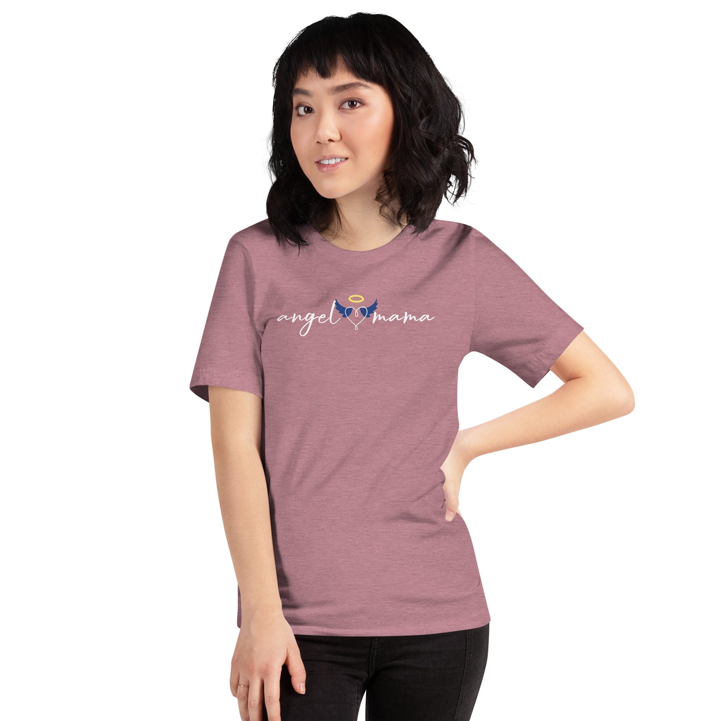 Angel Mama Wings Women's Short Sleeve T-Shirt