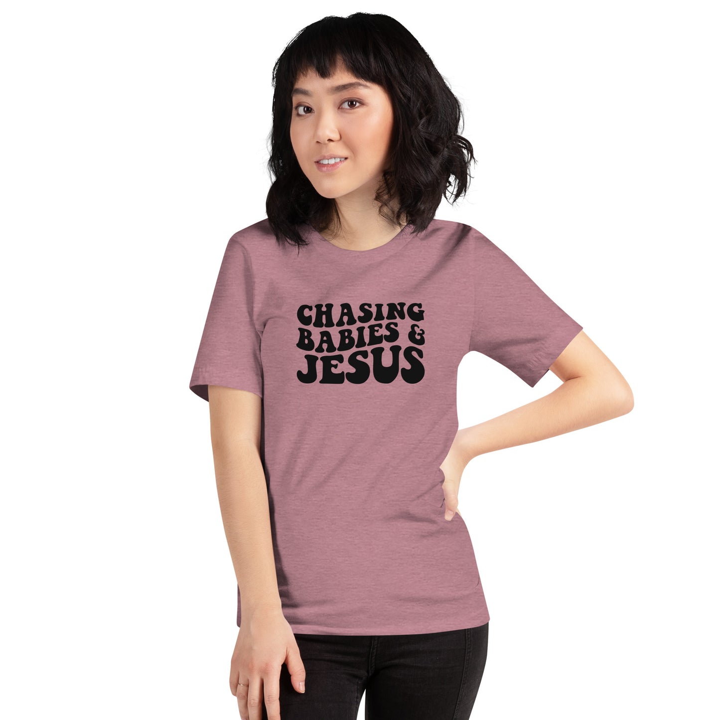 Chasing Babies & Jesus Short Sleeve T-Shirt