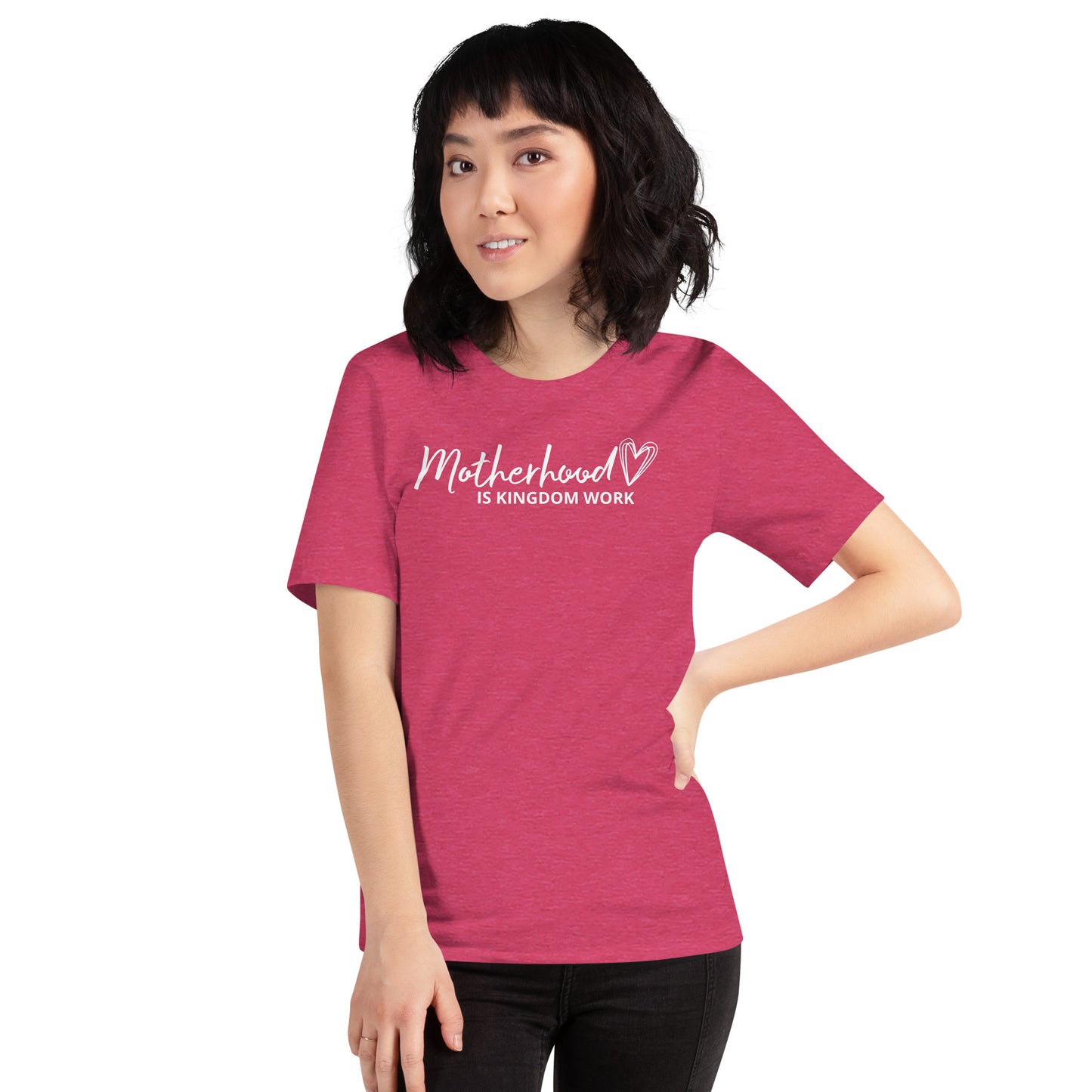 Motherhood Is Kingdom Work Short Sleeve T-Shirt