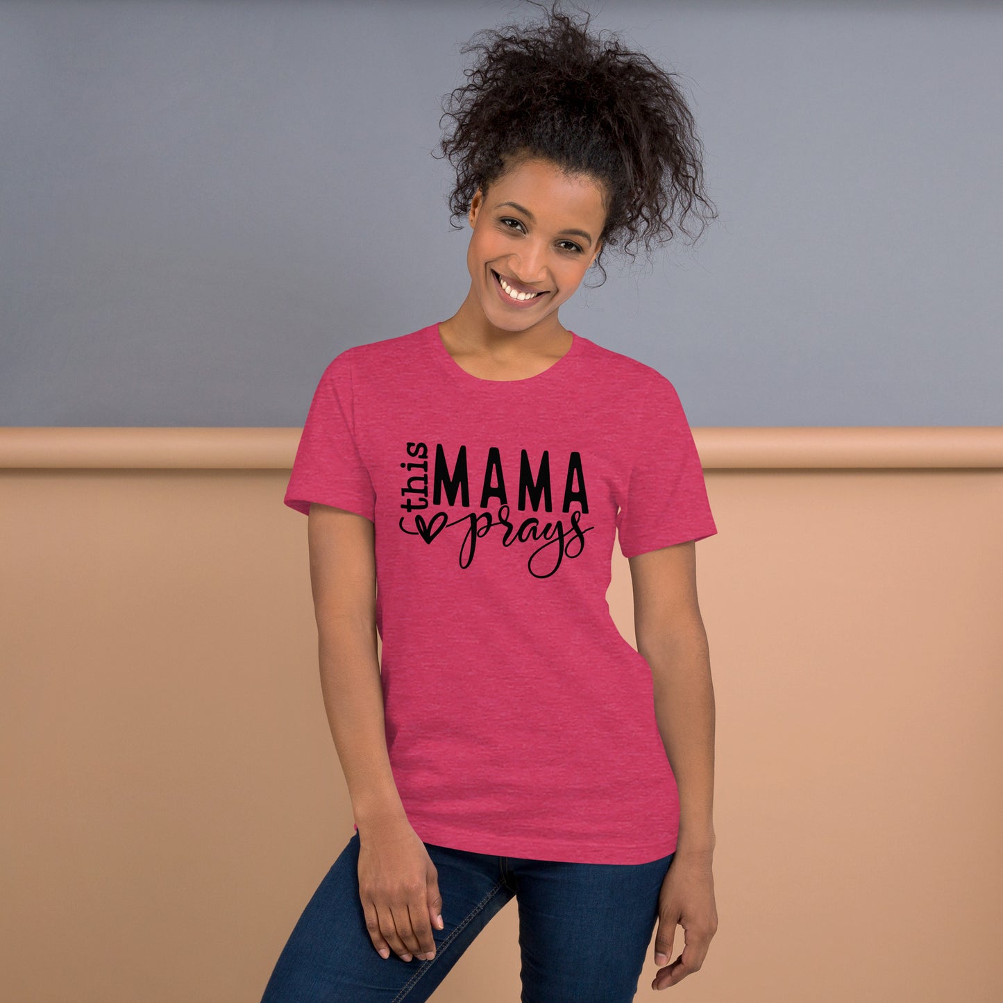 This Mama Prays Short Sleeve T-Shirt