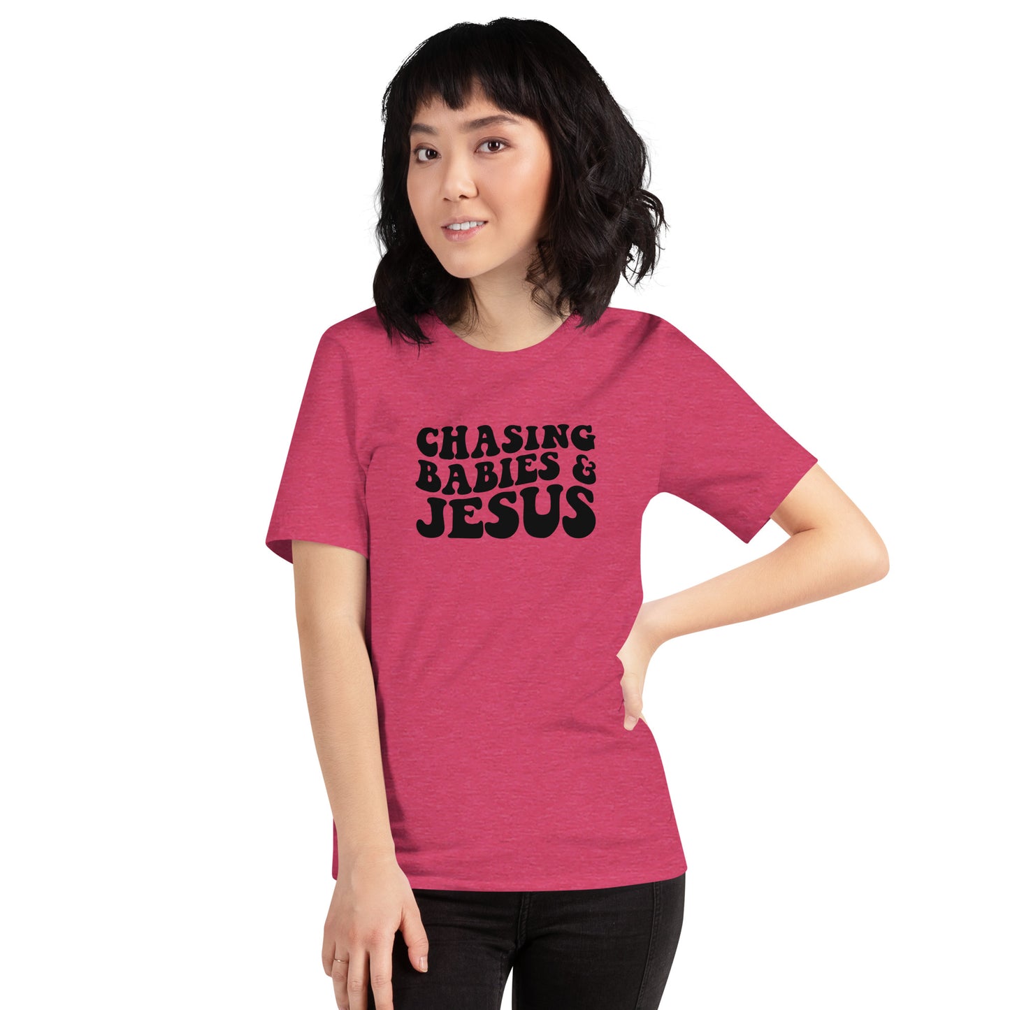 Chasing Babies & Jesus Short Sleeve T-Shirt