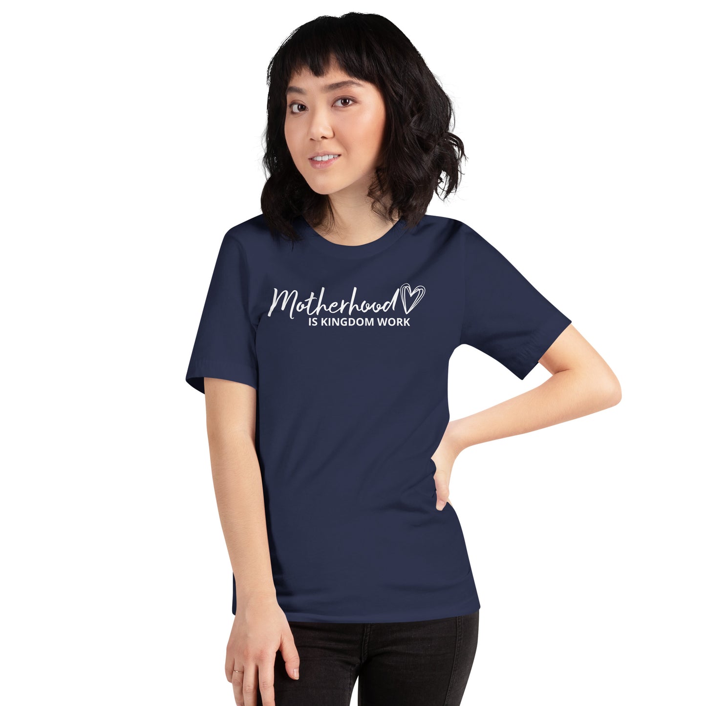 Motherhood Is Kingdom Work Short Sleeve T-Shirt