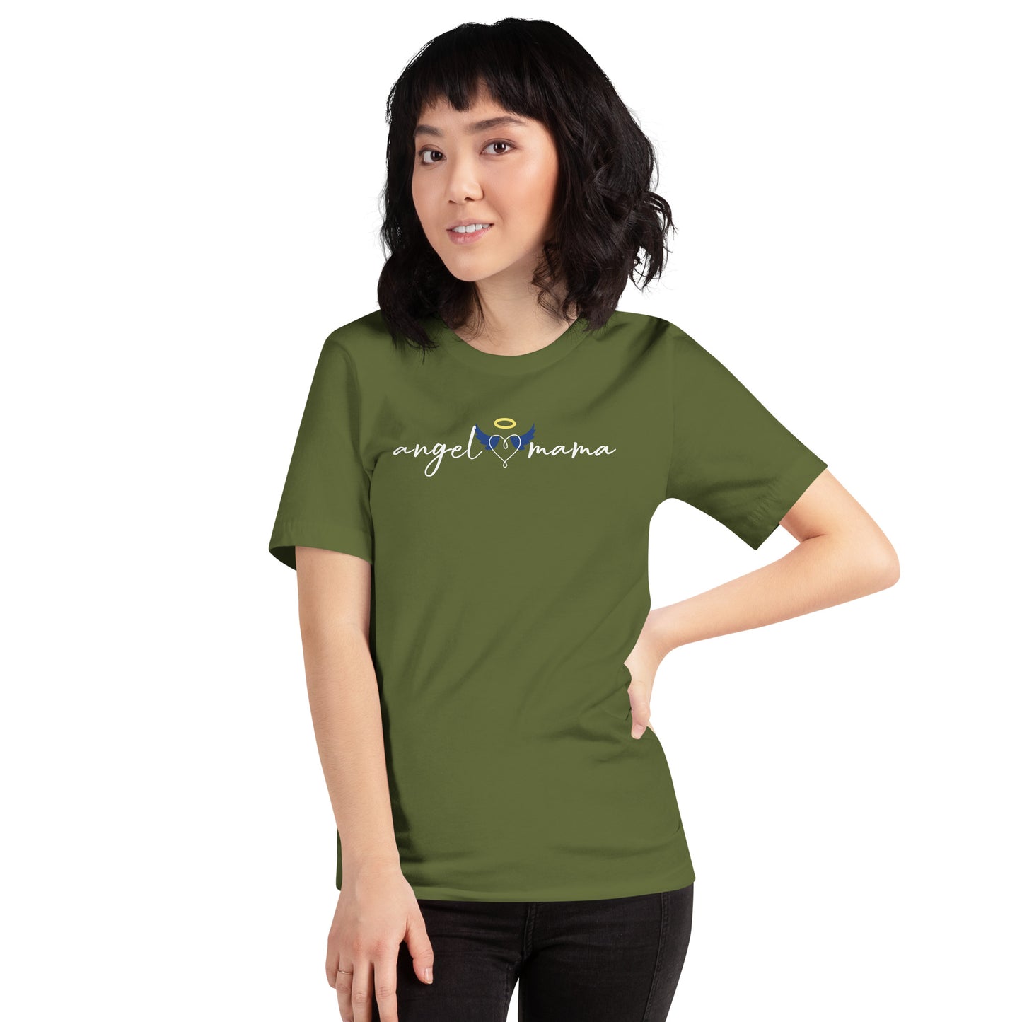 Angel Mama Wings Women's Short Sleeve T-Shirt
