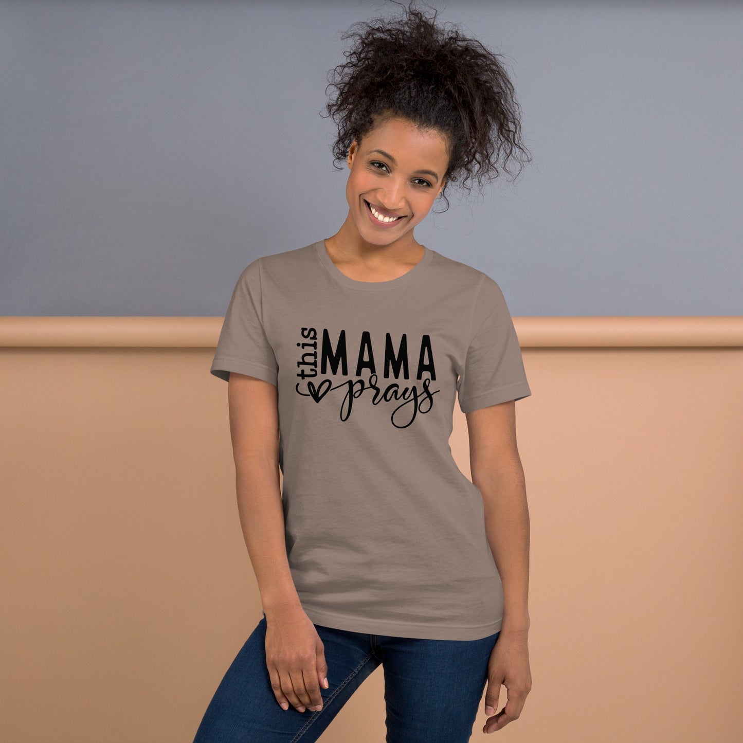 This Mama Prays Short Sleeve T-Shirt
