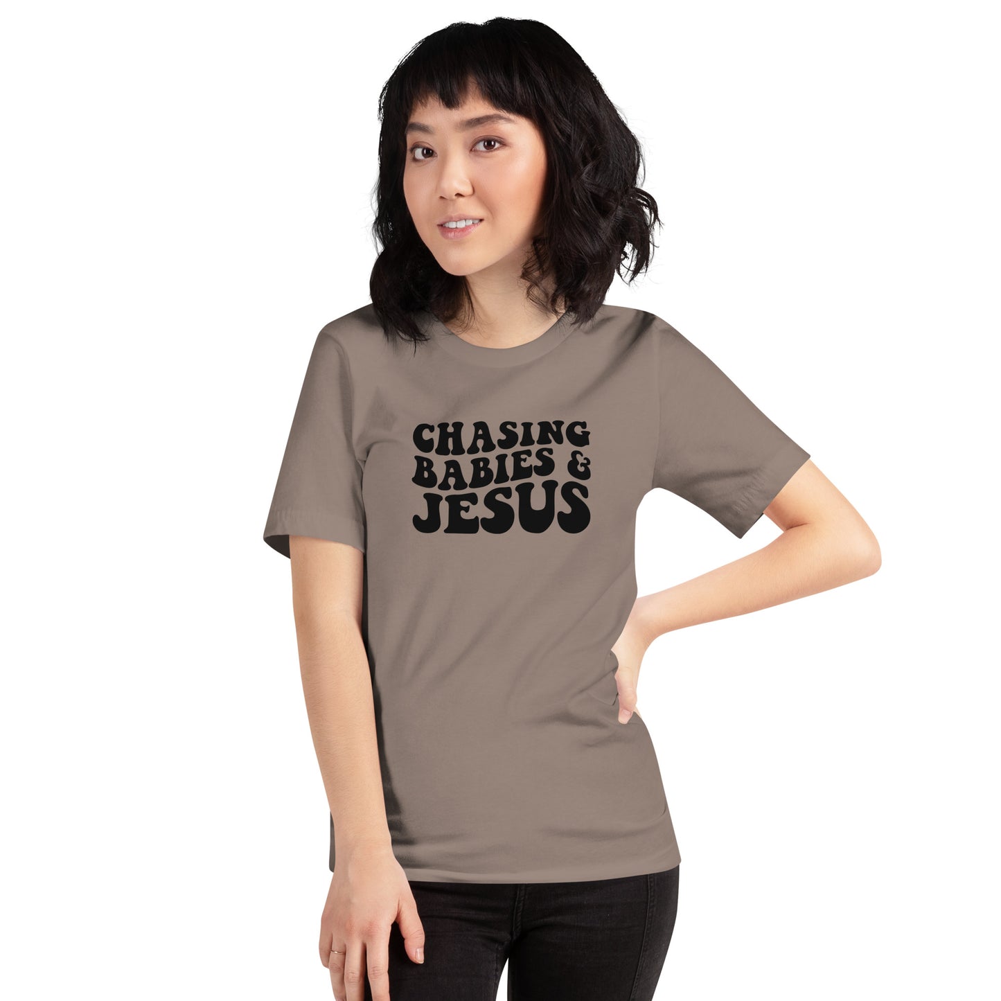 Chasing Babies & Jesus Short Sleeve T-Shirt
