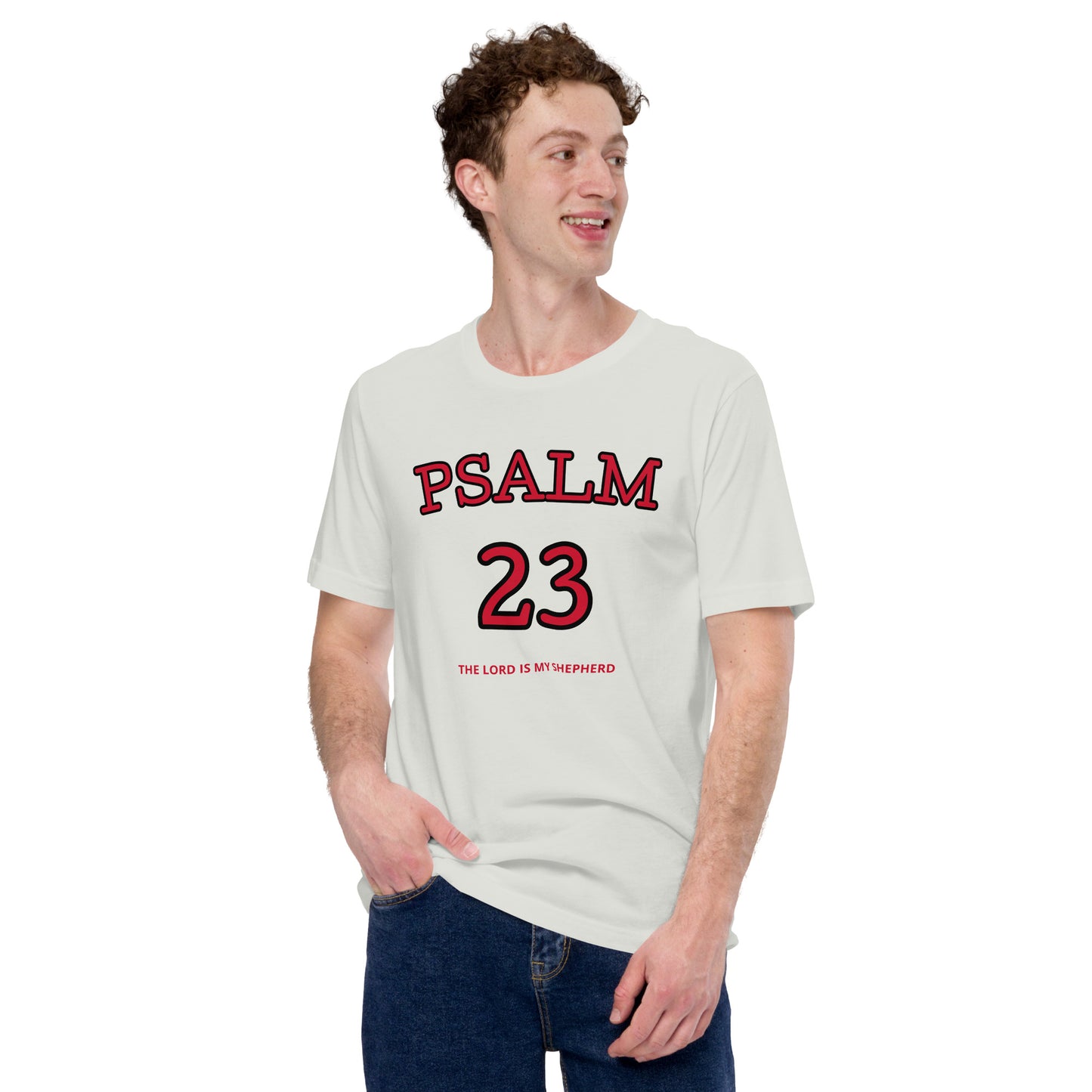 Psalm 23 Light Colors Short Sleeve T-Shirt