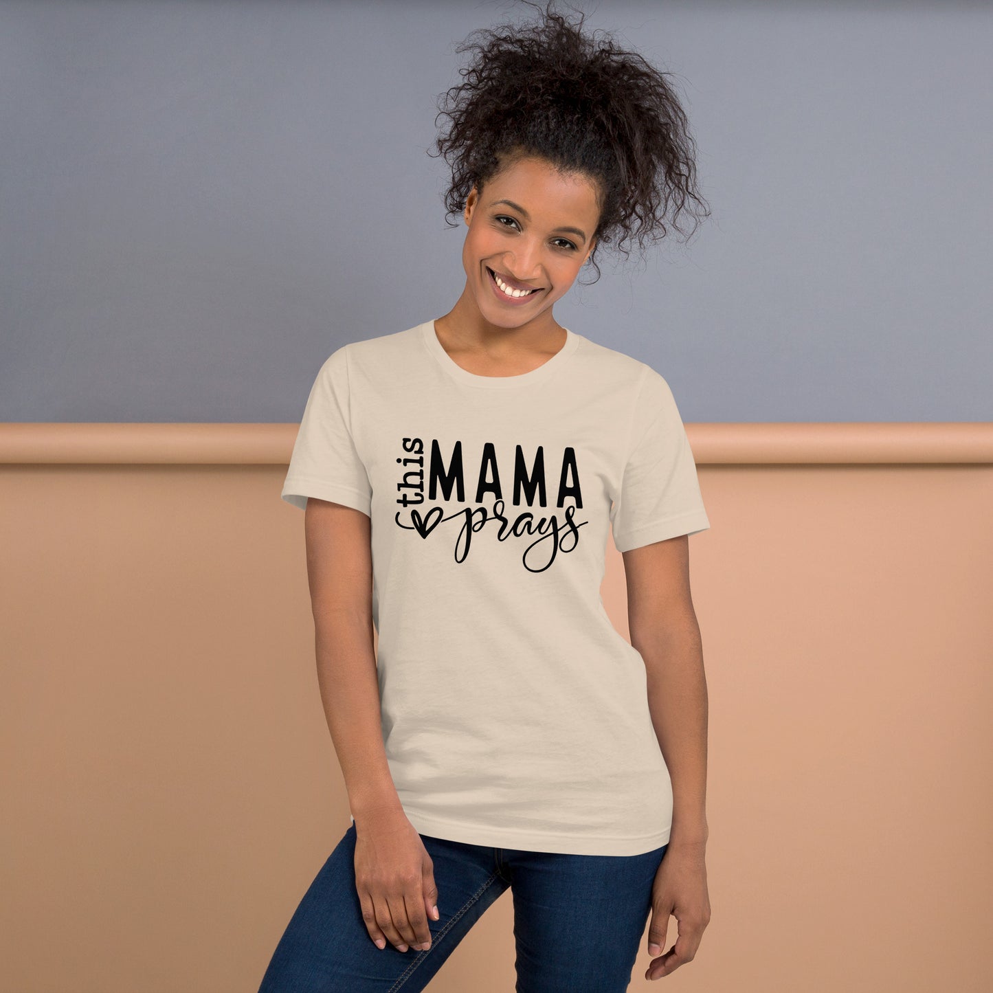 This Mama Prays Short Sleeve T-Shirt