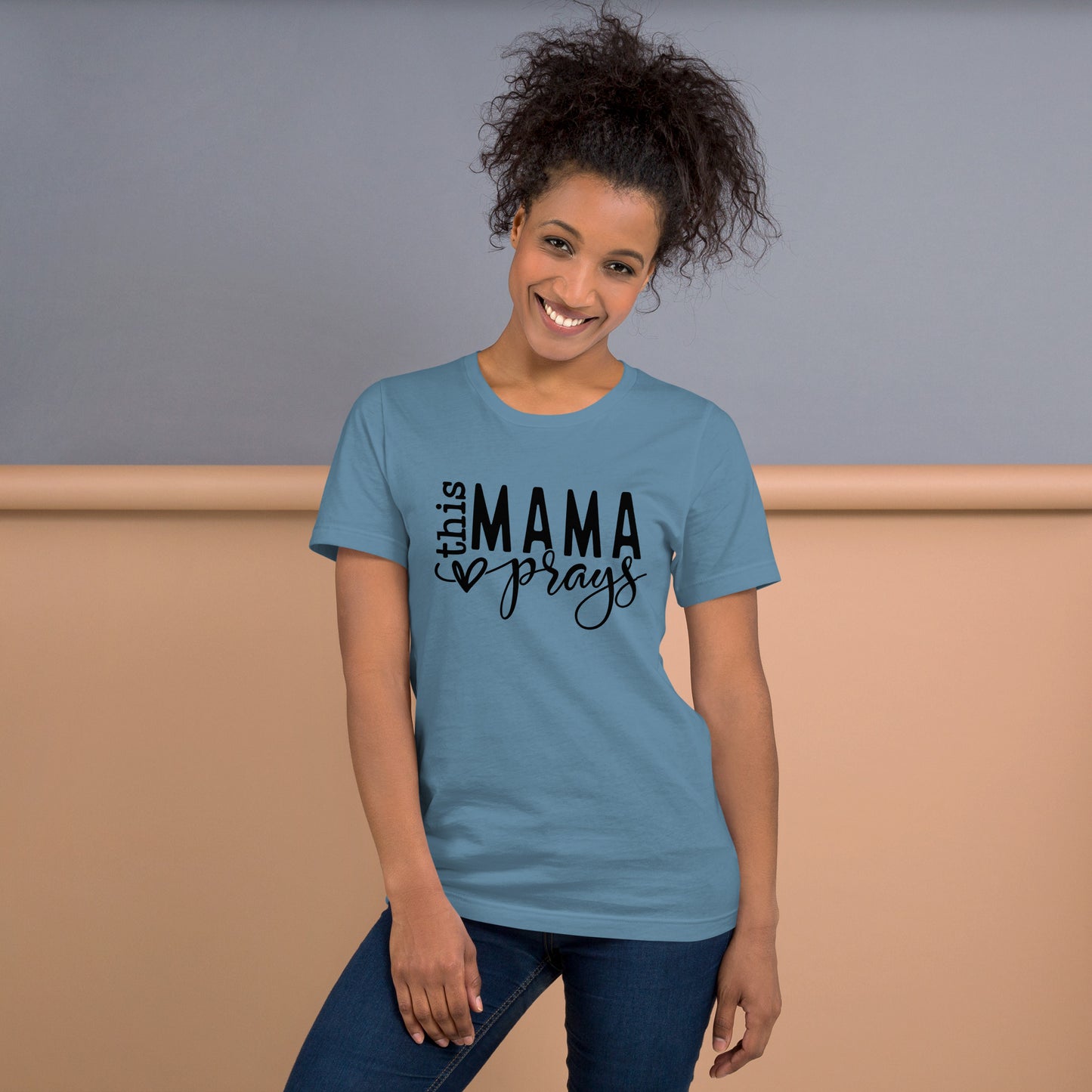 This Mama Prays Short Sleeve T-Shirt