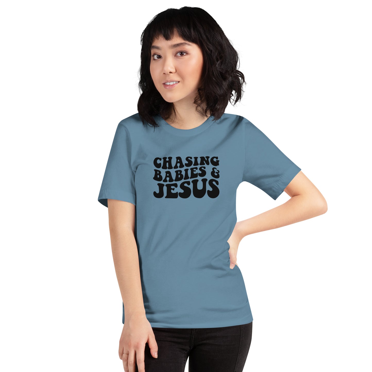 Chasing Babies & Jesus Short Sleeve T-Shirt